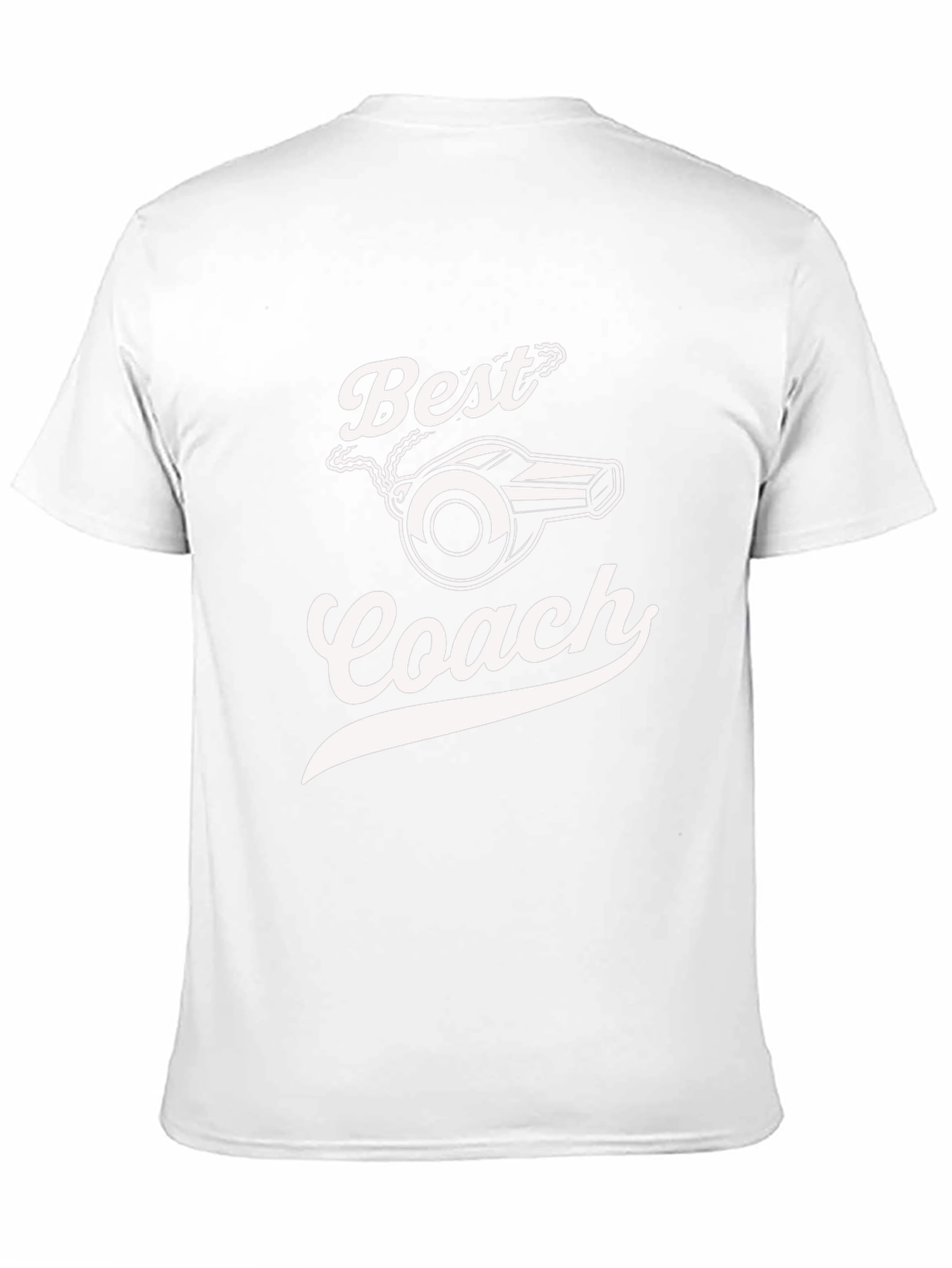 Best Coach Whistle Graphic T-Shirt