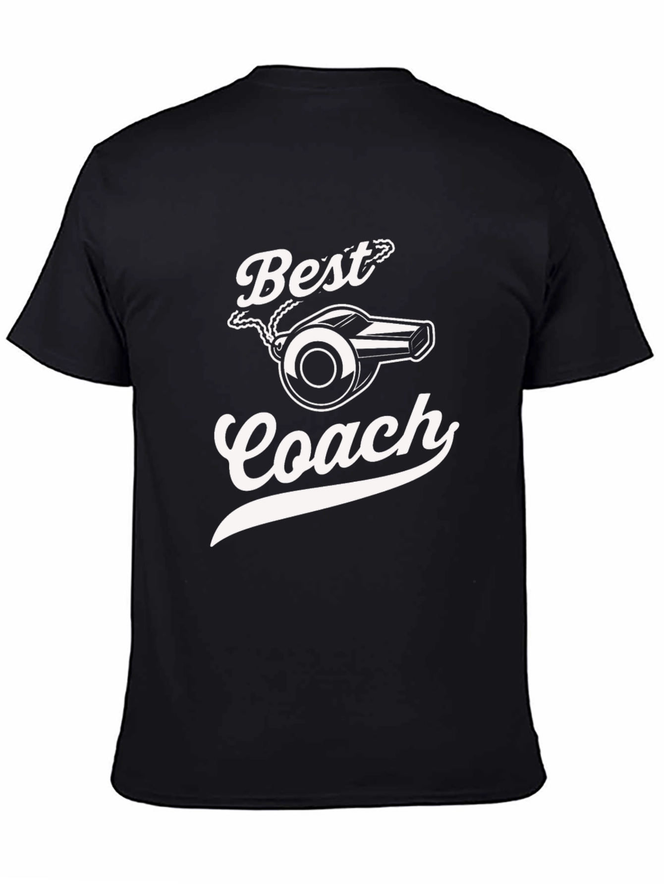 Best Coach Whistle Graphic T-Shirt