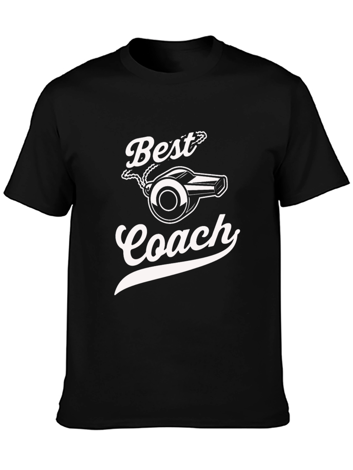 Best Coach Whistle Graphic T-Shirt