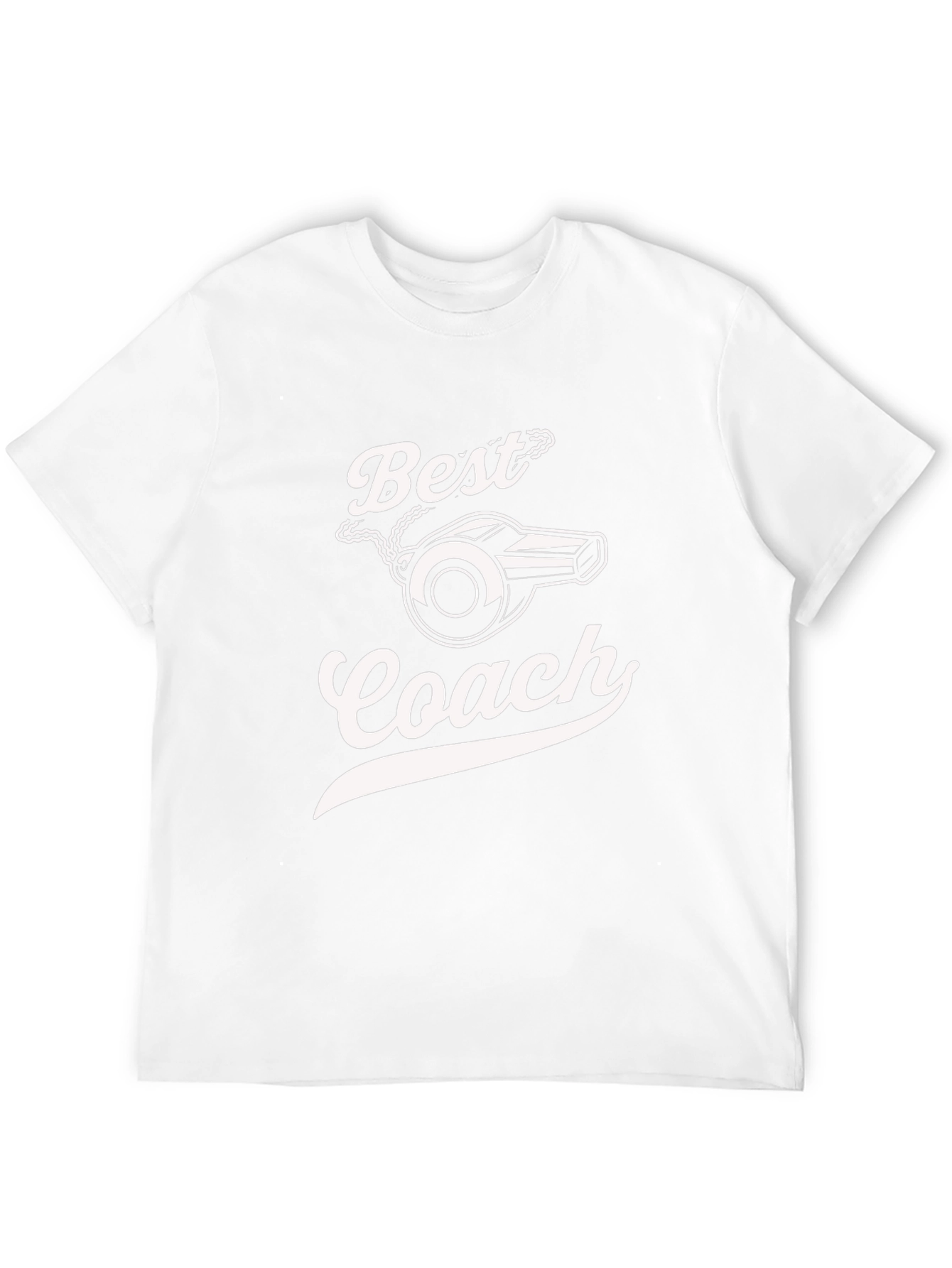 Best Coach Whistle Graphic T-Shirt