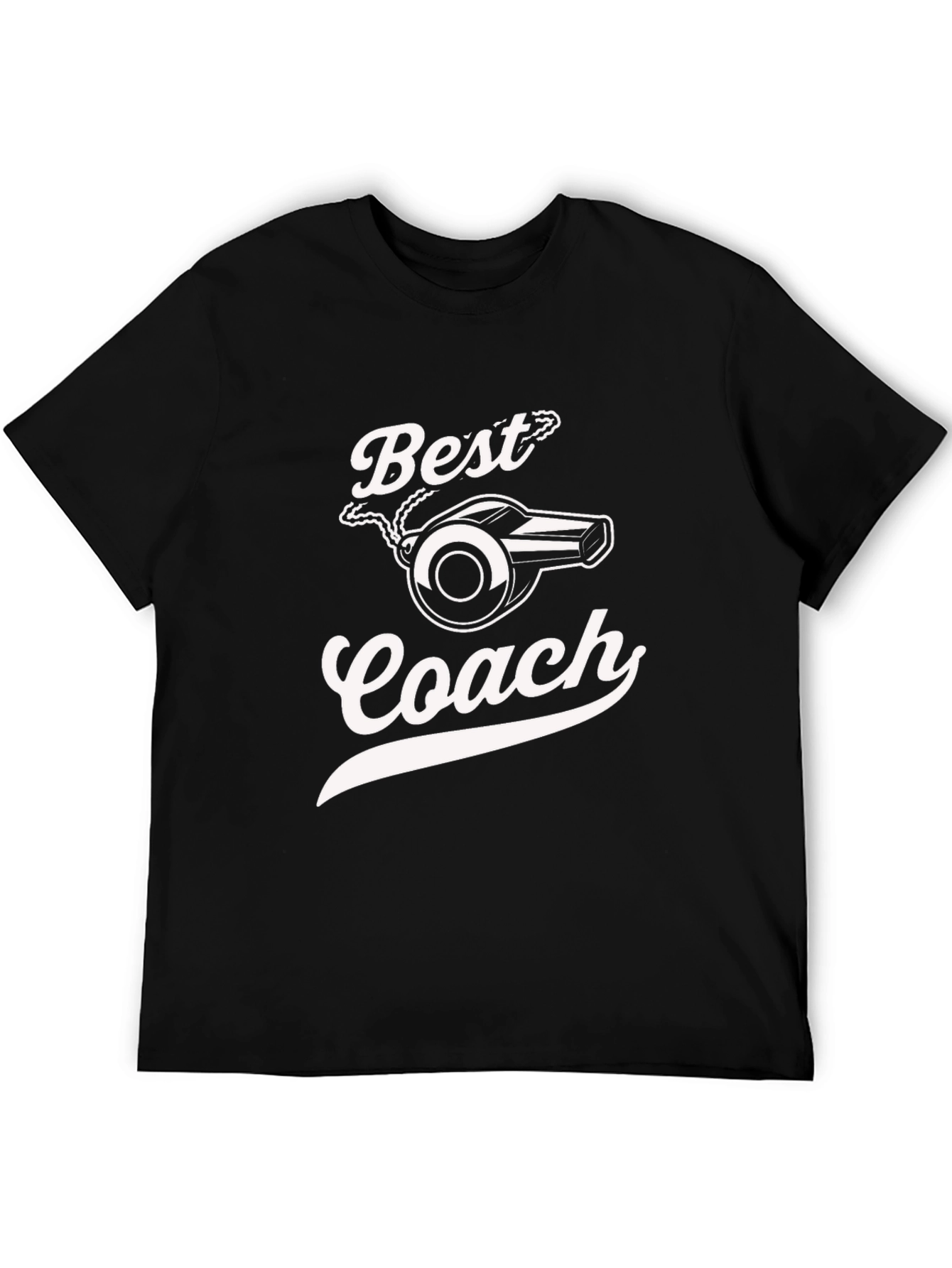 Best Coach Whistle Graphic T-Shirt