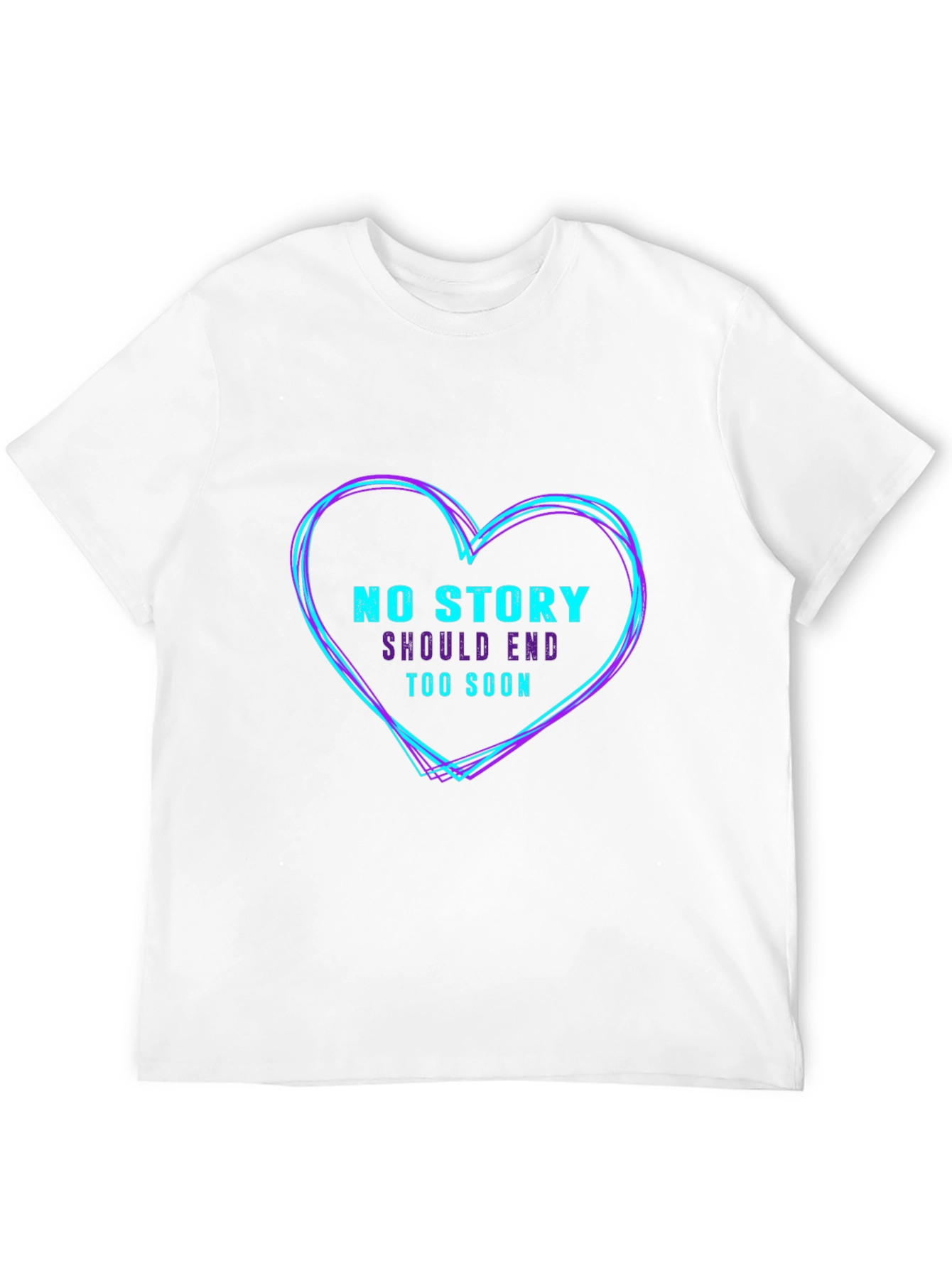 Heart Graphic Black T-Shirt