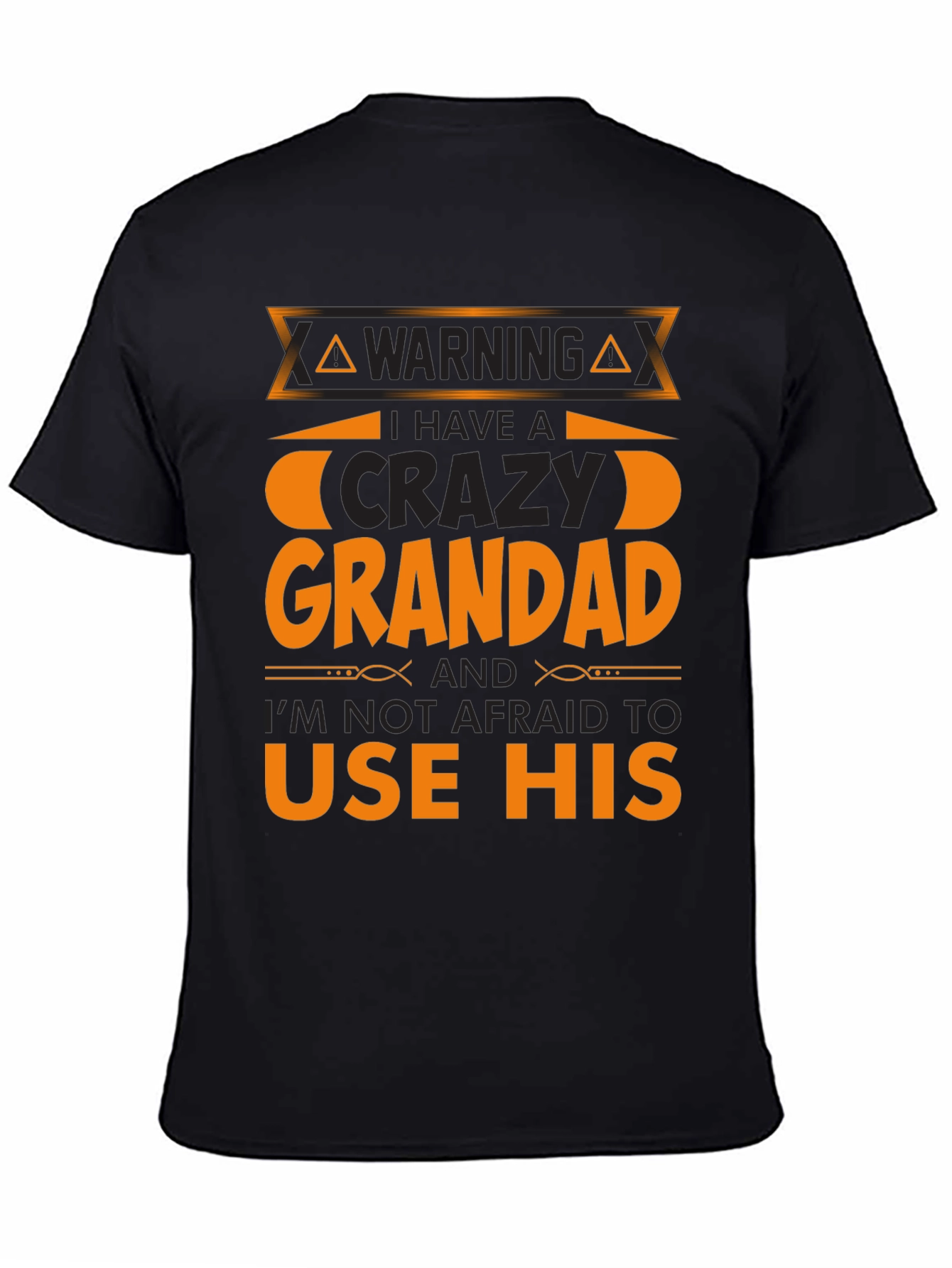 Crazy Grandad Warning T-Shirt