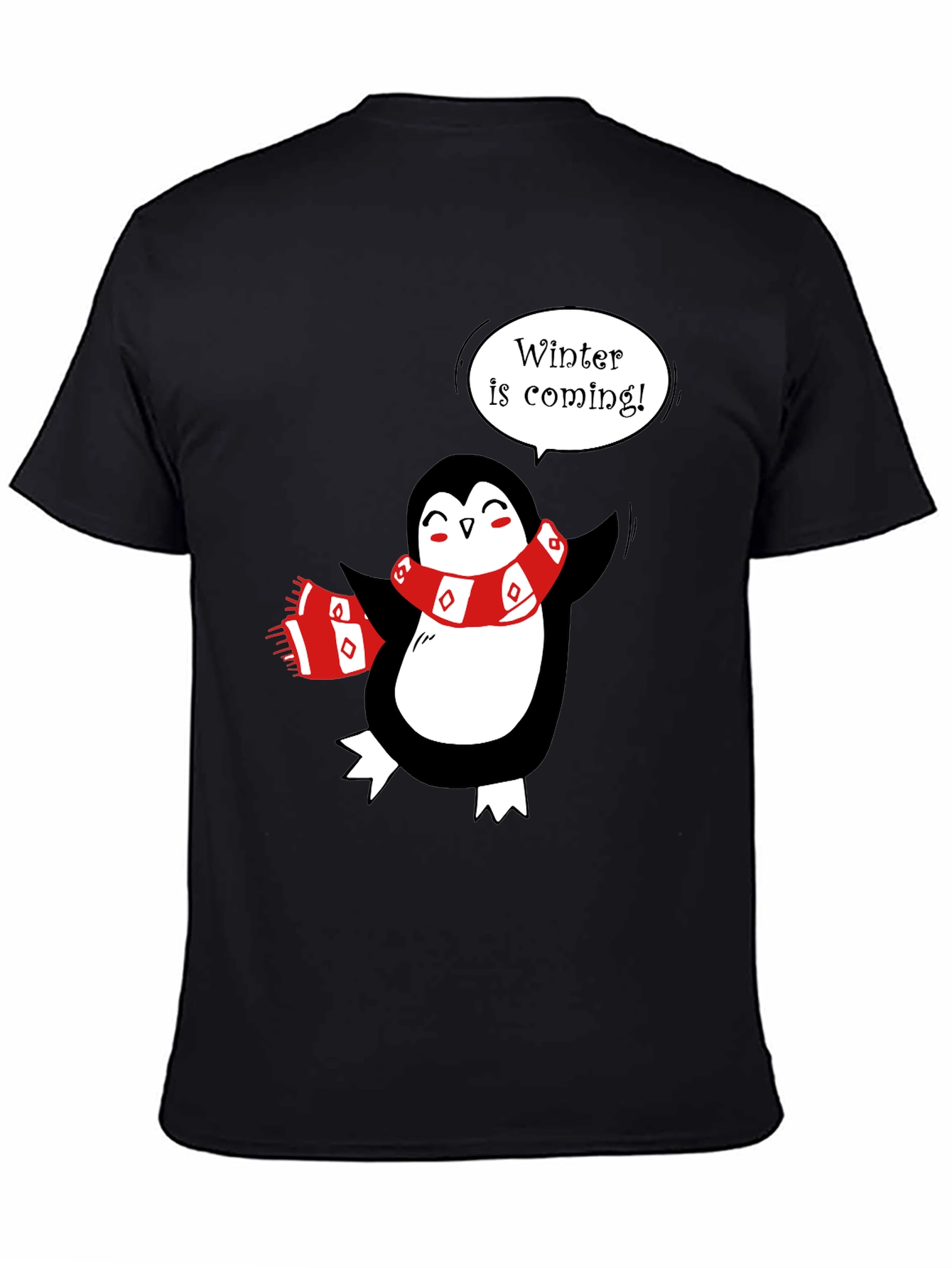 Winter is Coming Penguin T-Shirt - Festive Holiday Tee