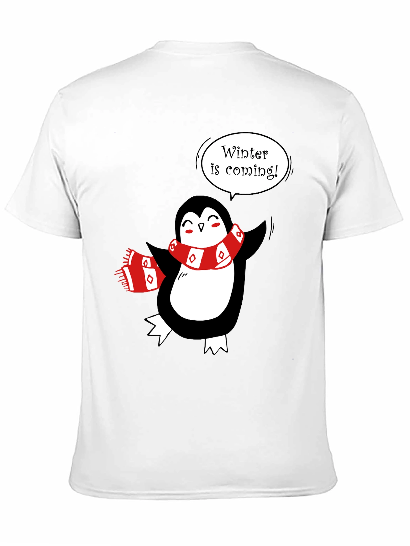Winter is Coming Penguin T-Shirt - Festive Holiday Tee