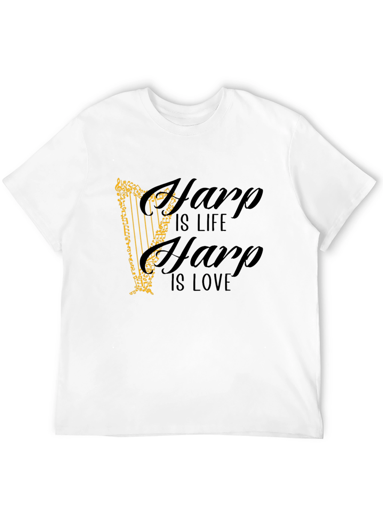 Harp is Life Harp is Love Tee
