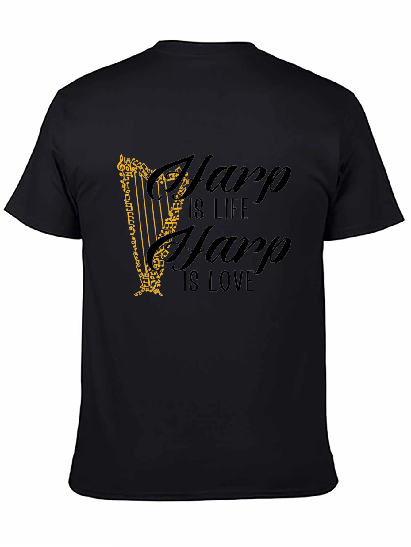 Harp is Life Harp is Love Tee