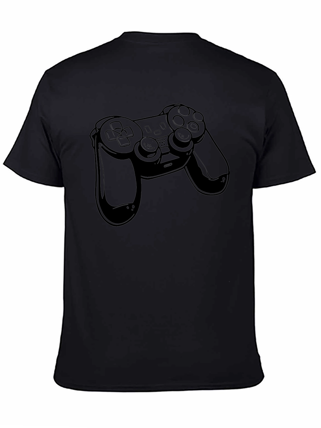 Gaming Controller Graphic Tee - Black