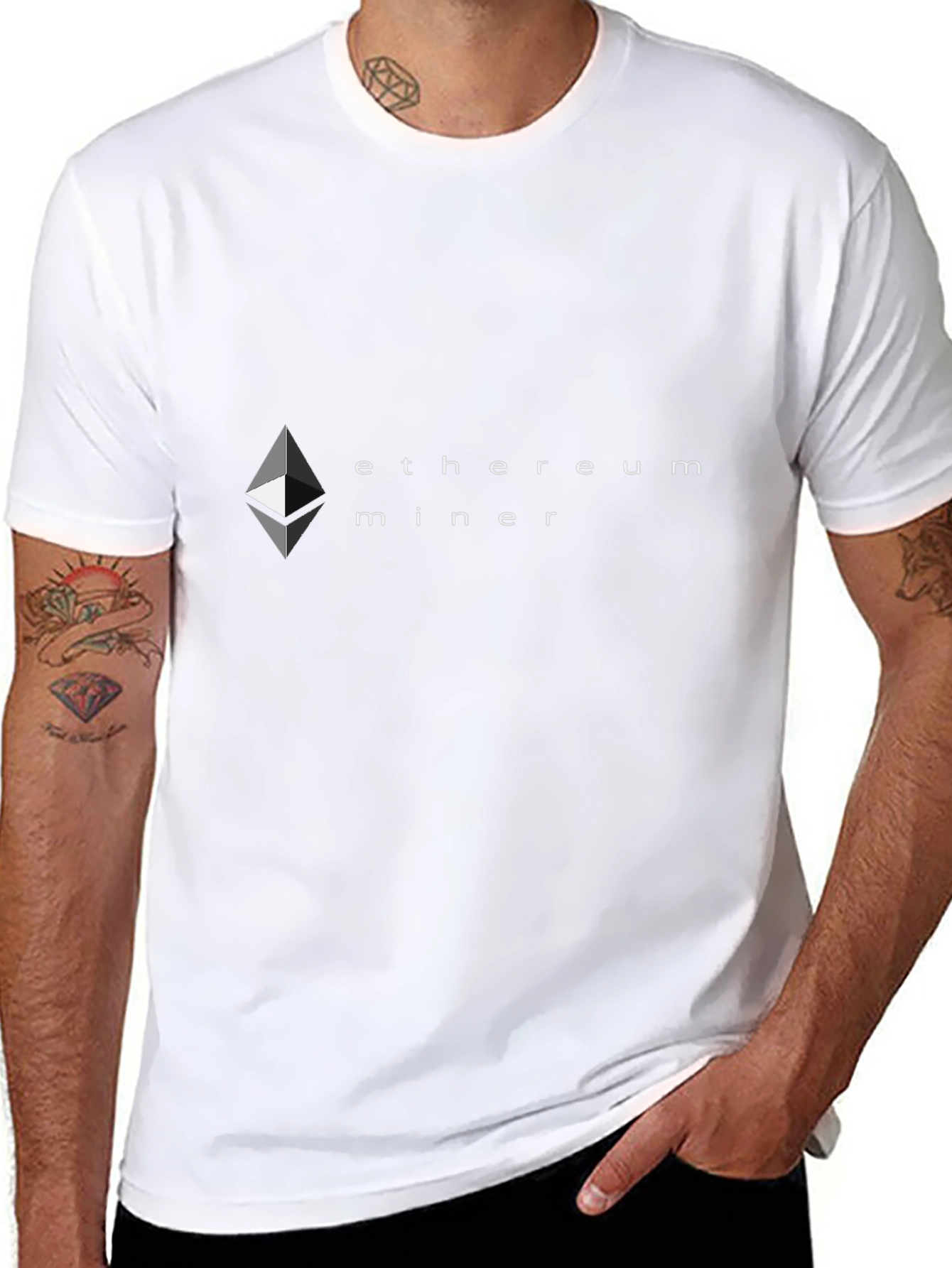 Ethereum Miner Graphic Tee - Crypto Enthusiast Apparel