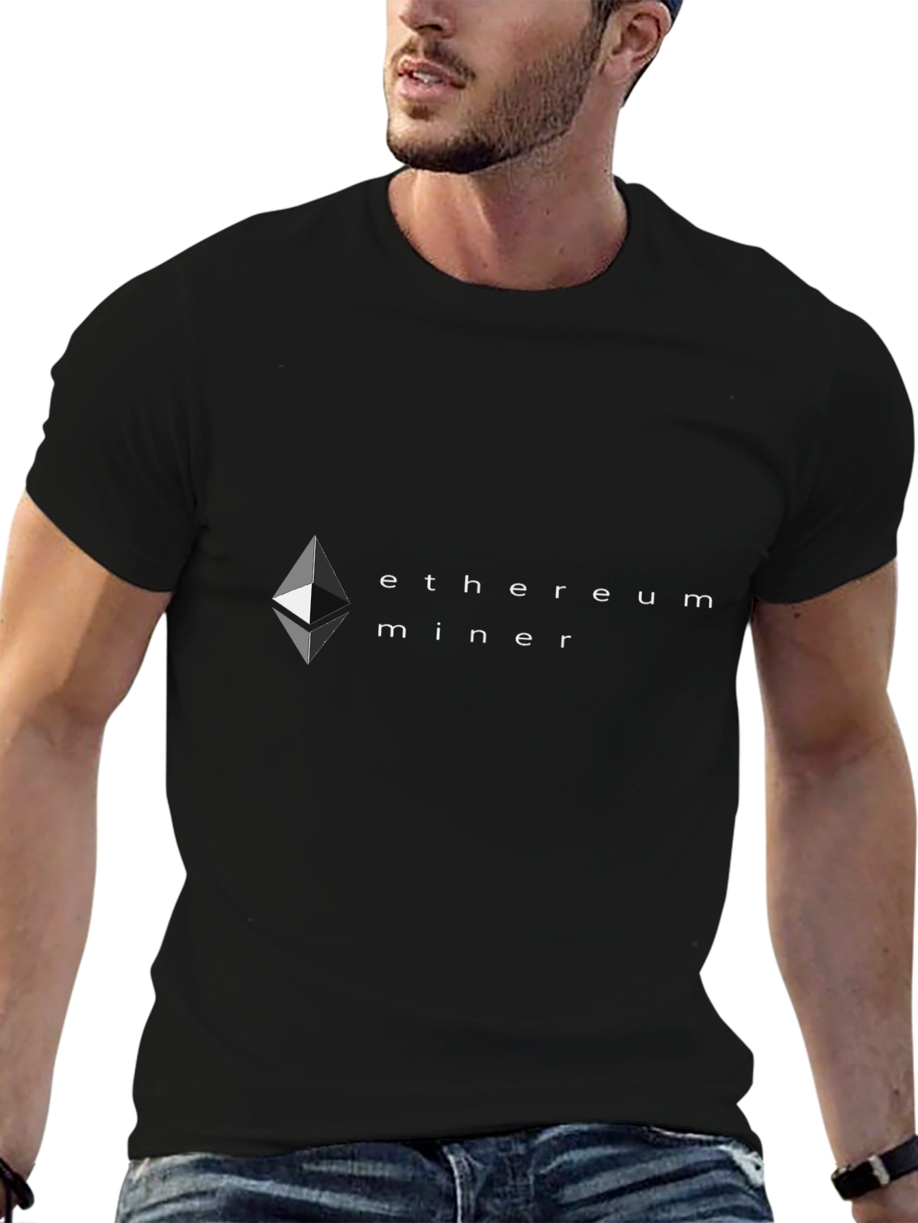 Ethereum Miner Graphic Tee - Crypto Enthusiast Apparel