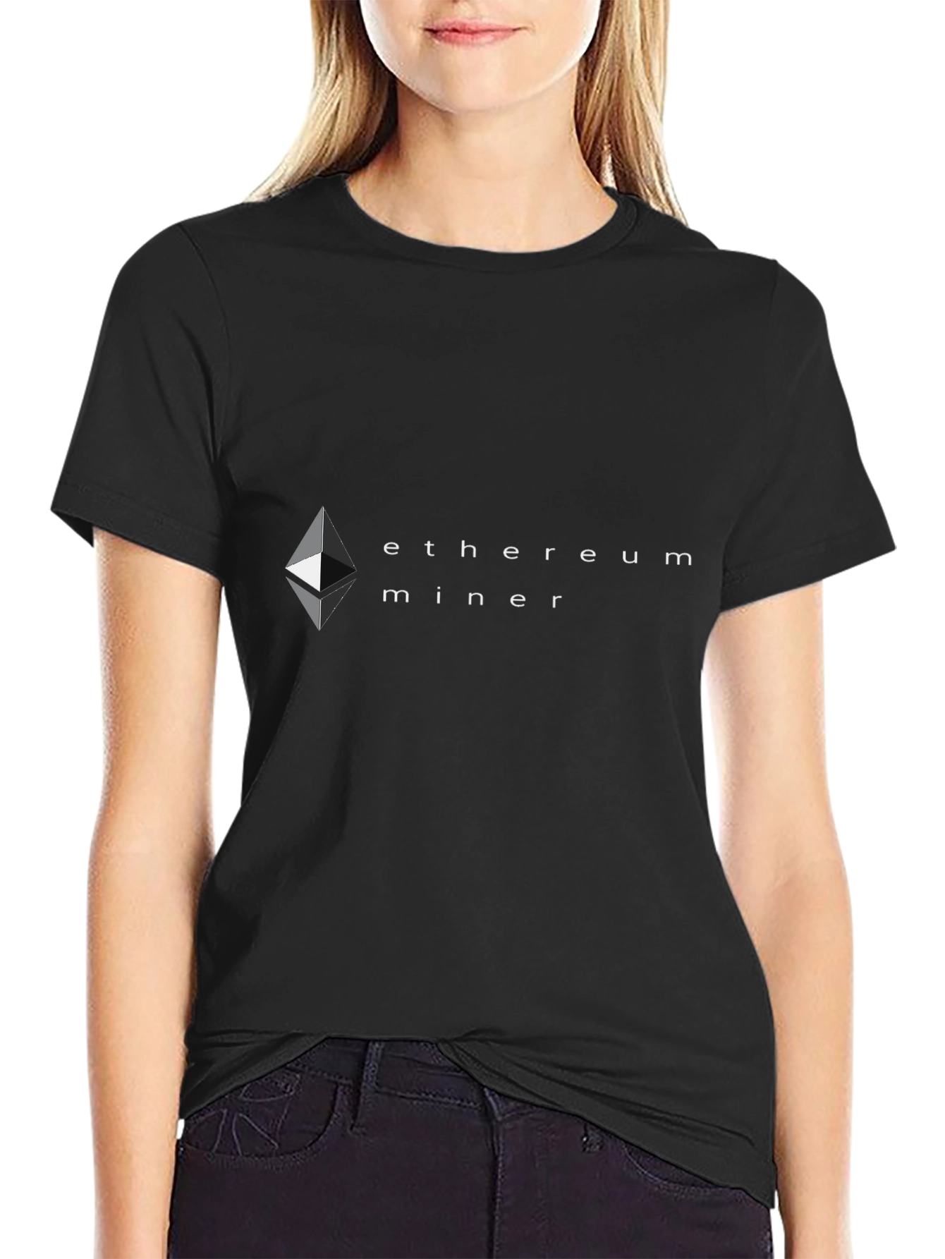 Ethereum Miner Graphic Tee - Crypto Enthusiast Apparel