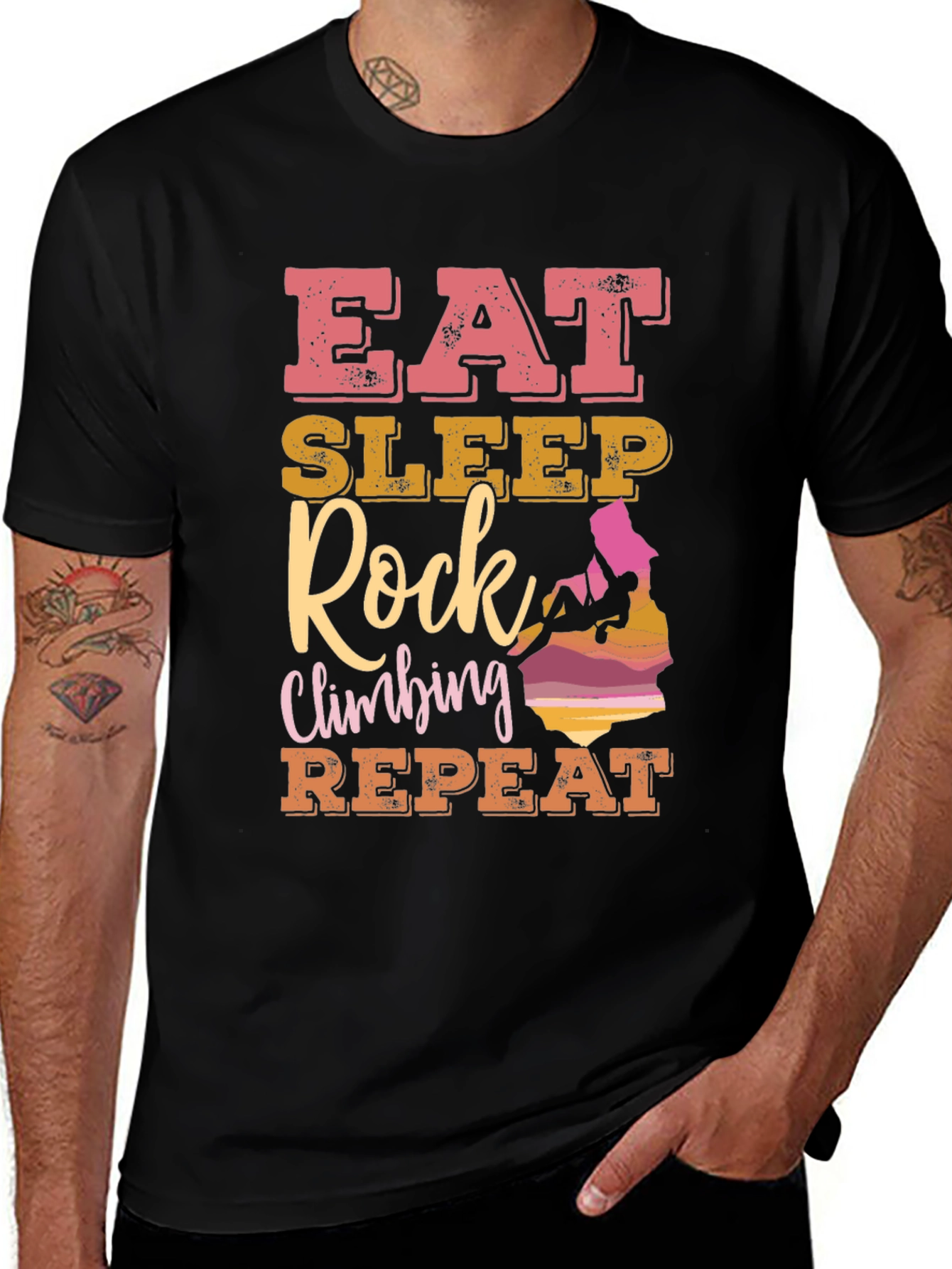 Eat Sleep Rock Climbing T-Shirt