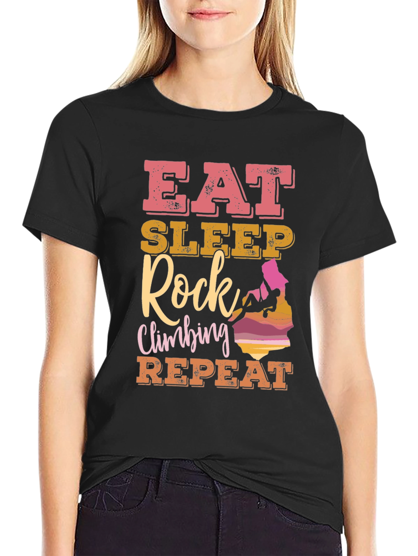 Eat Sleep Rock Climbing T-Shirt