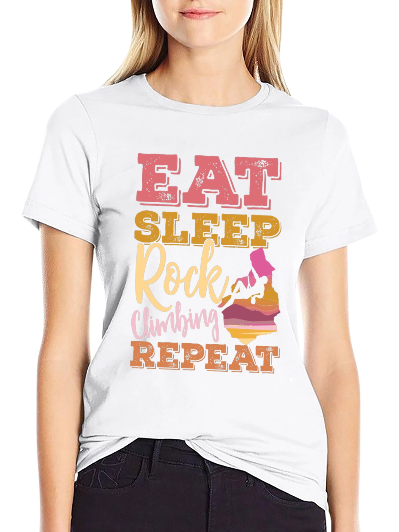 Eat Sleep Rock Climbing T-Shirt