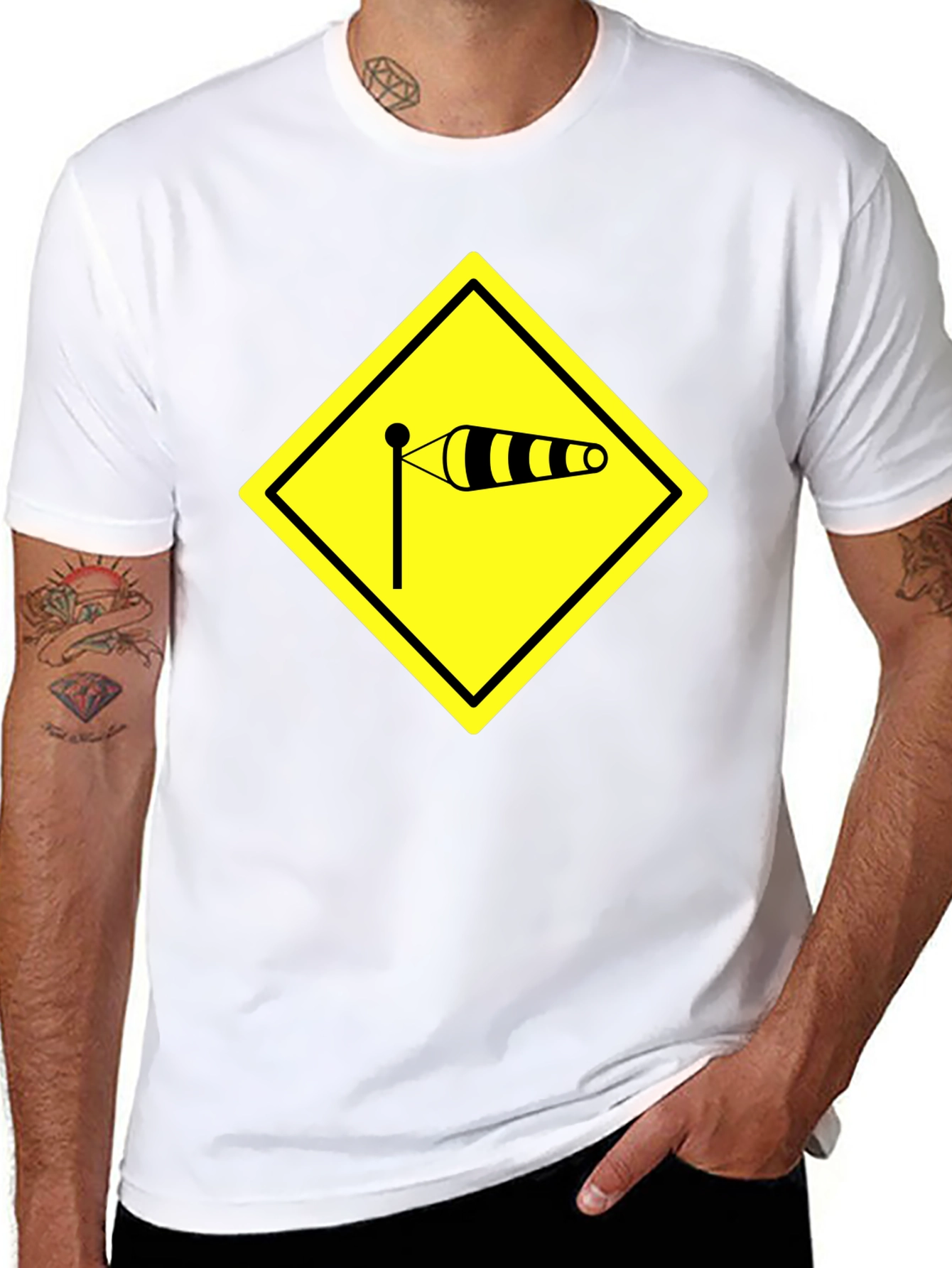 Windsock Graphic Tee - Pilot Aviation Enthusiast