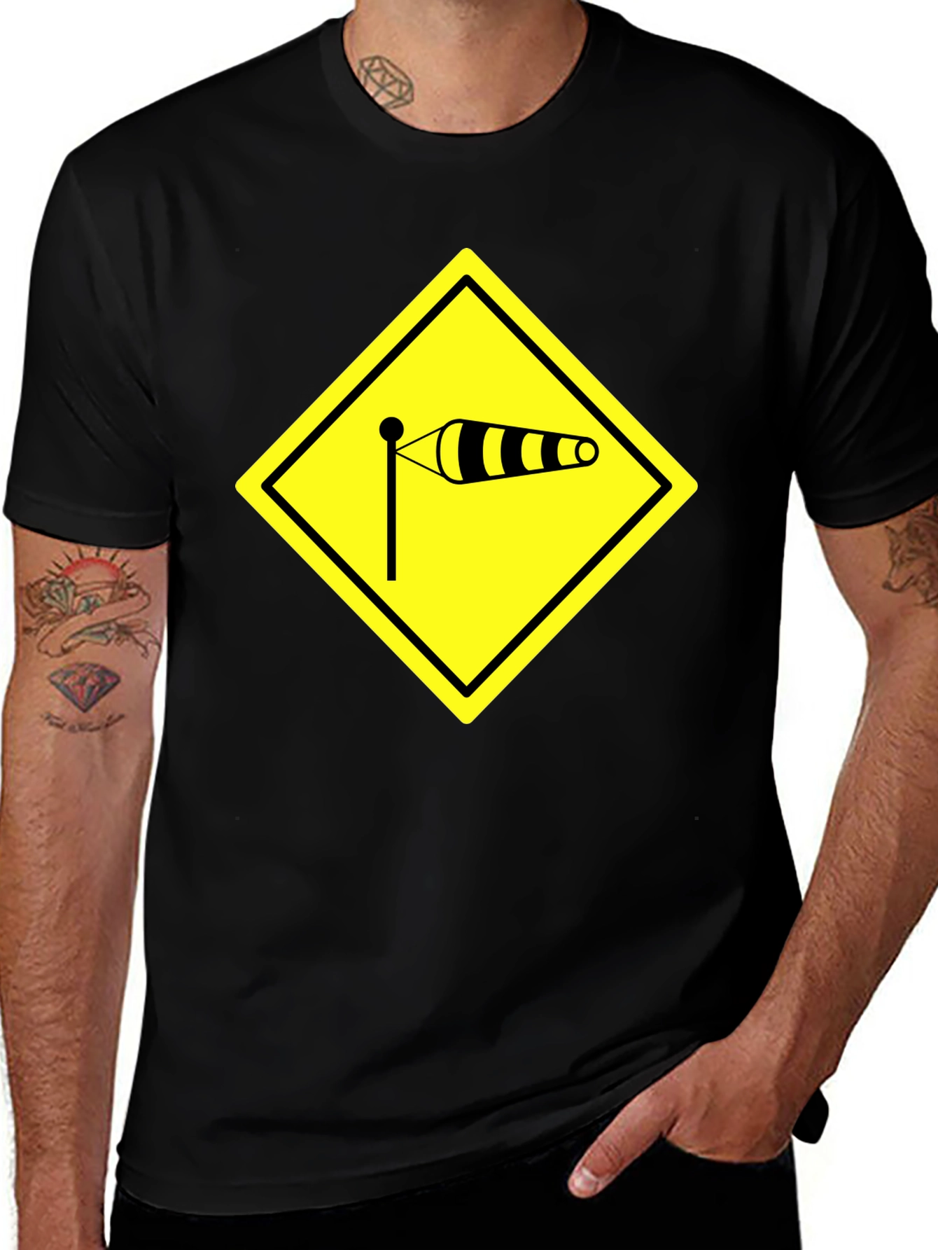 Windsock Graphic Tee - Pilot Aviation Enthusiast