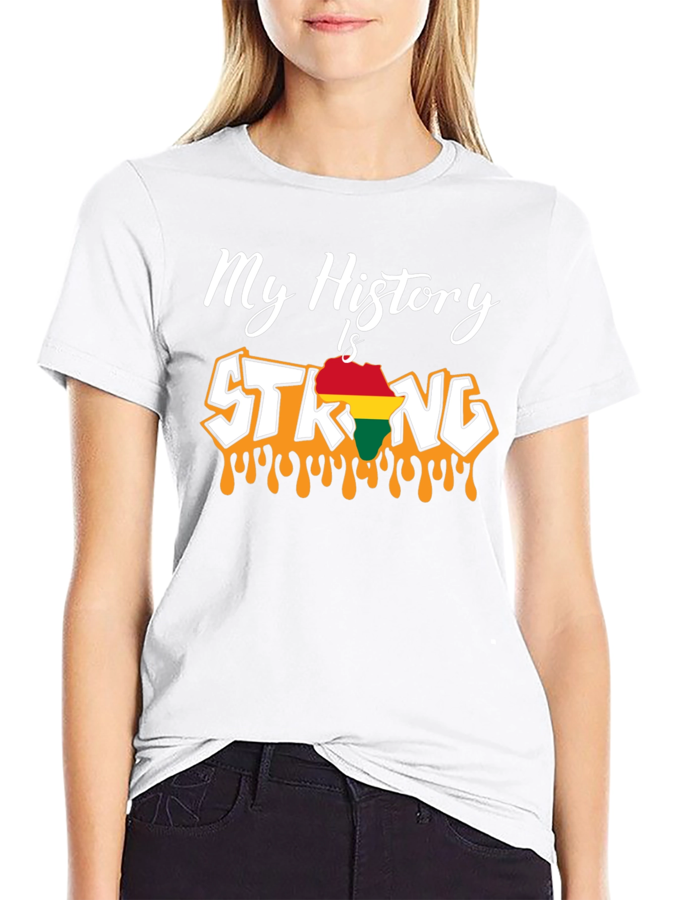 My History is Strong T-Shirt Black
