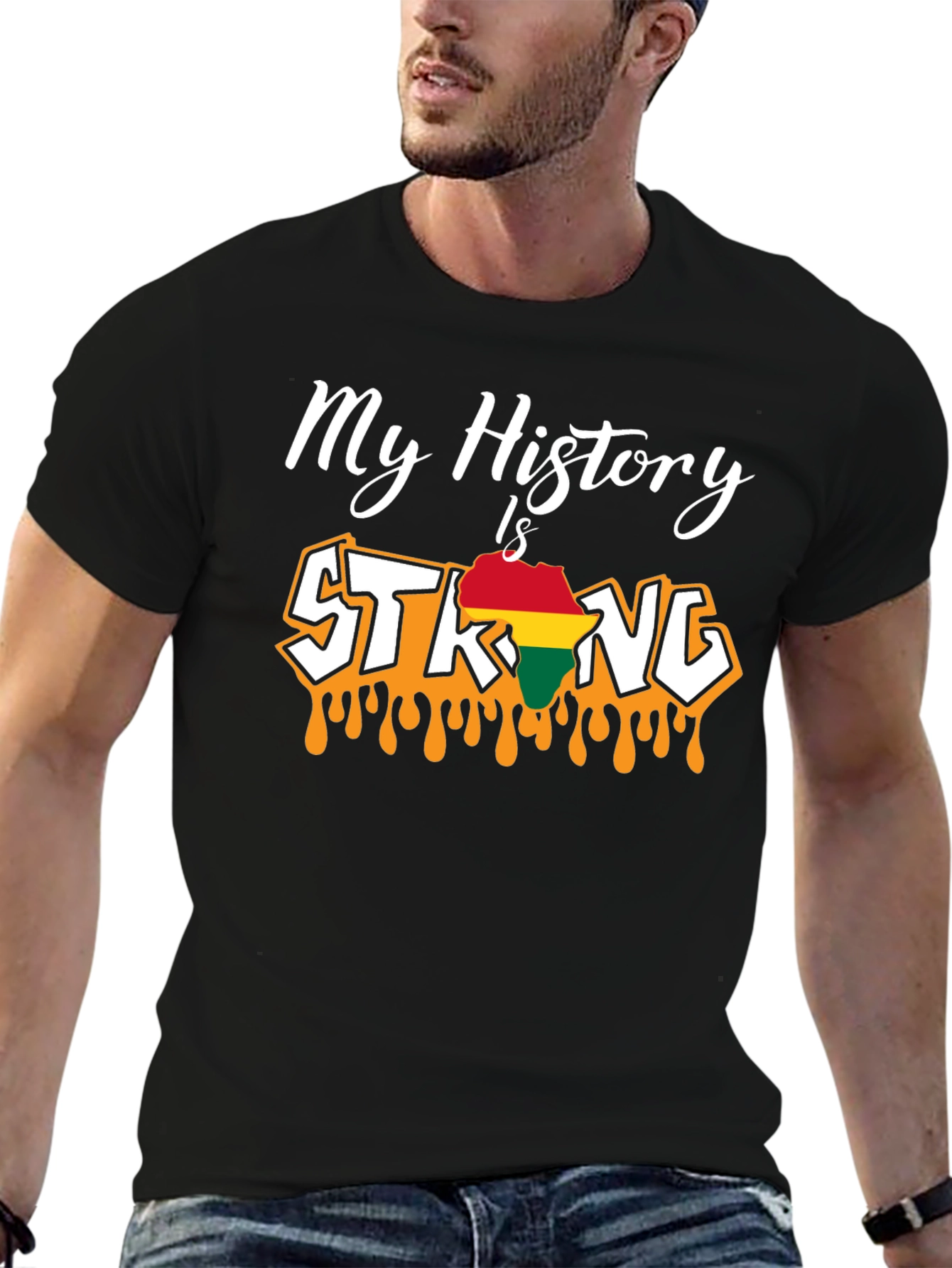 My History is Strong T-Shirt Black