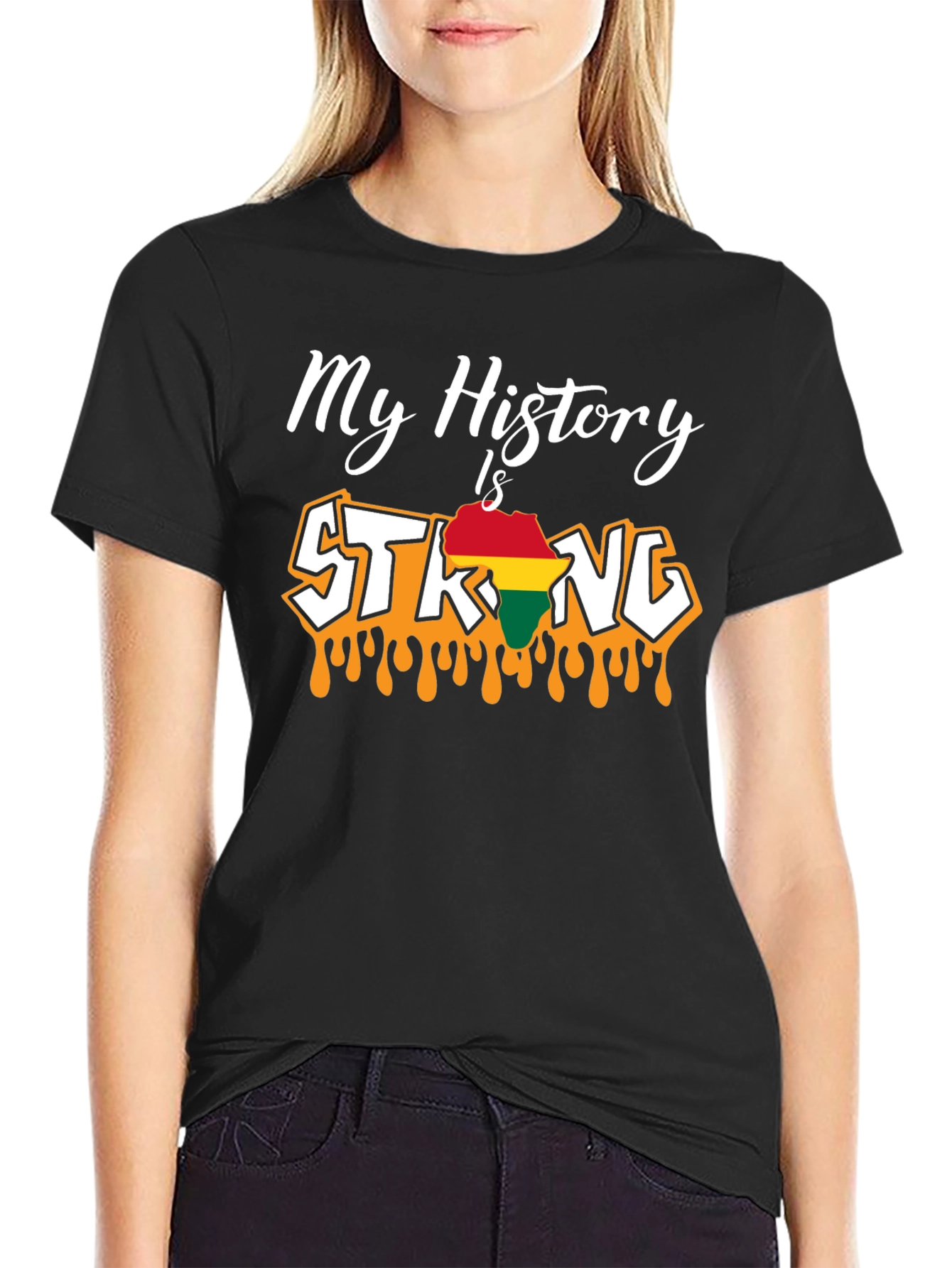 My History is Strong T-Shirt Black