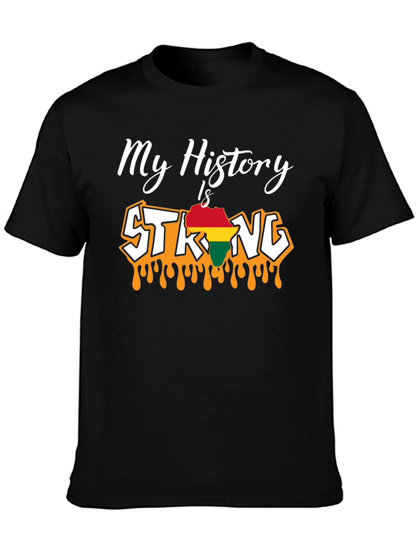 My History is Strong T-Shirt Black