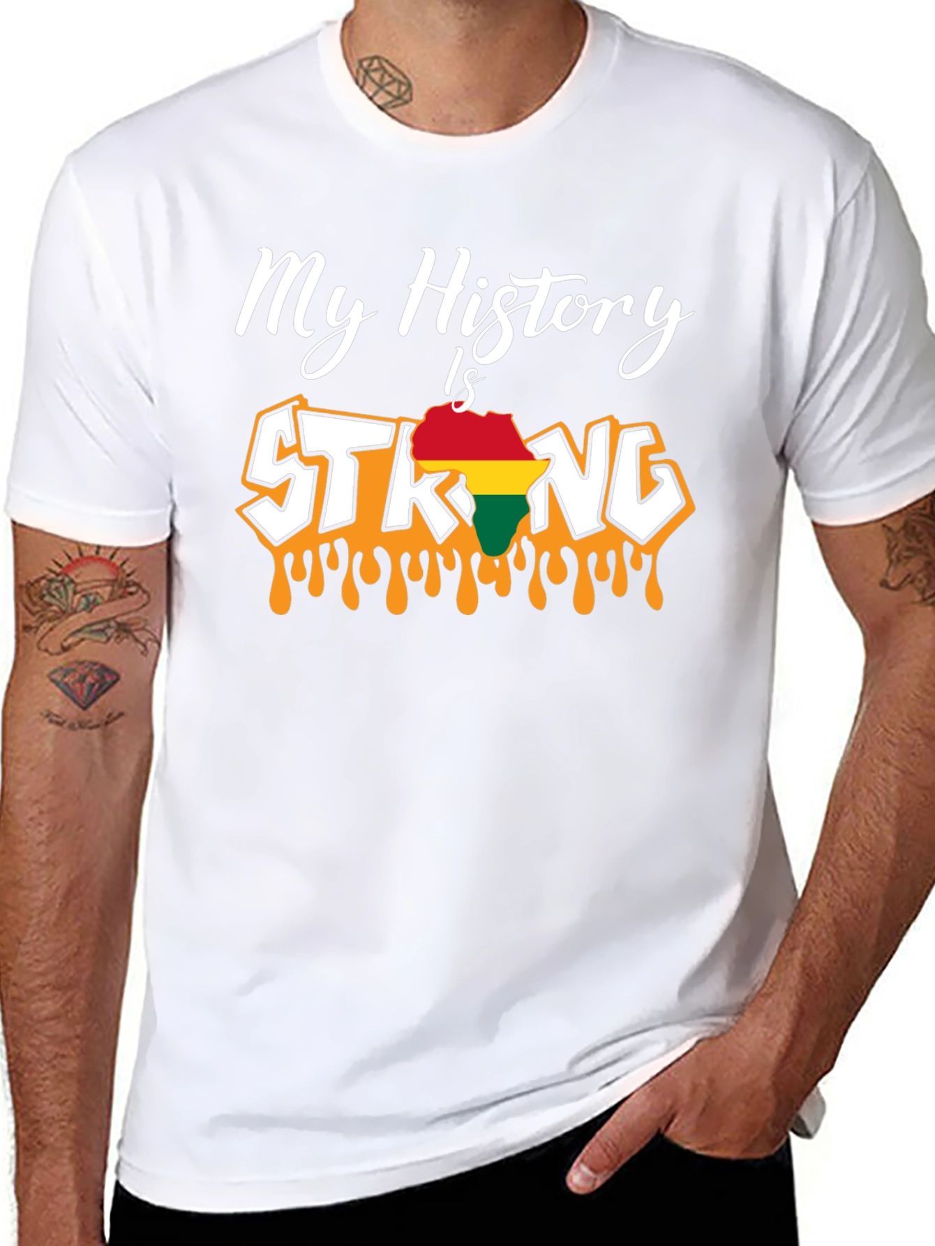 My History is Strong T-Shirt Black