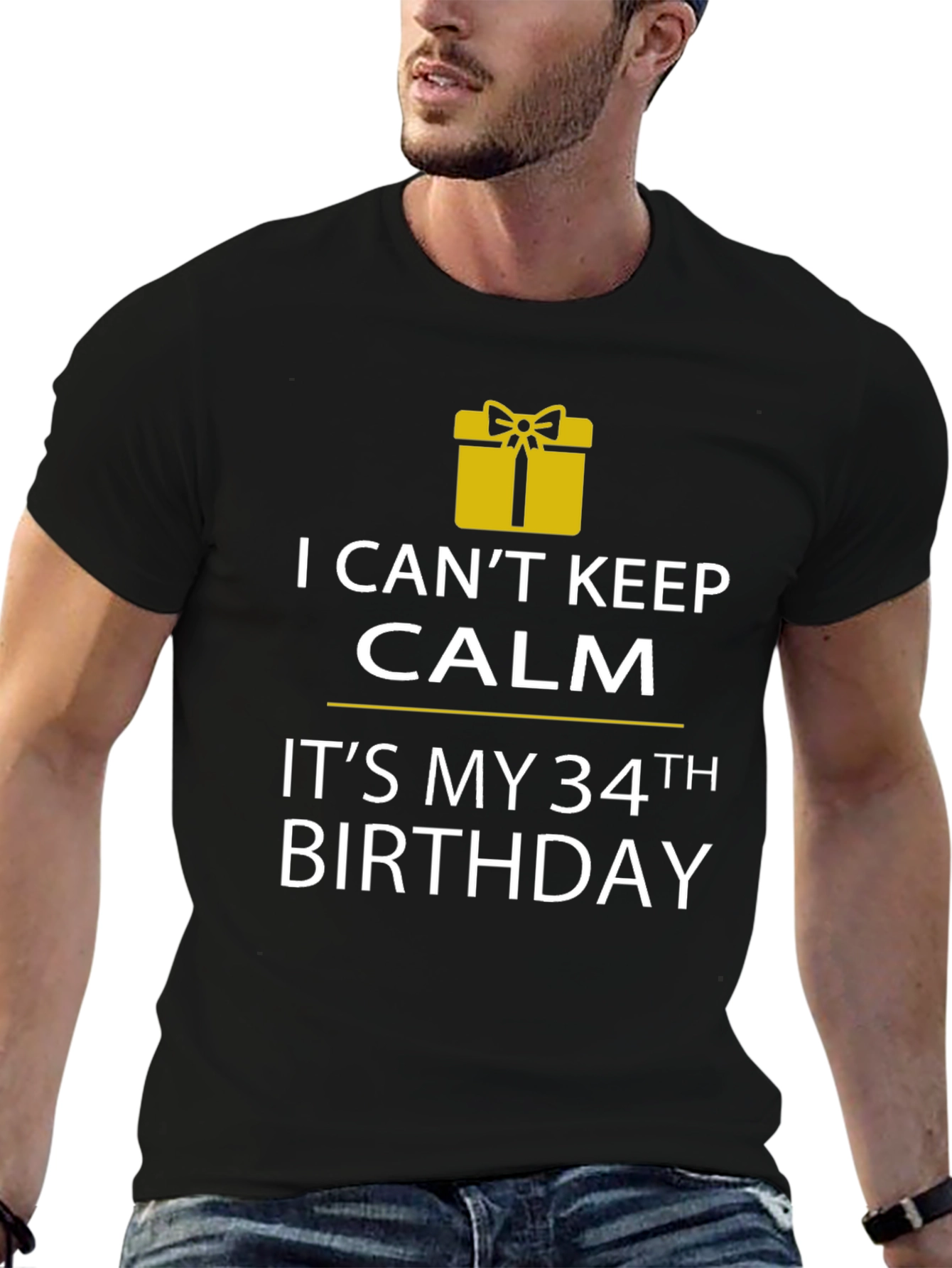 I Cant Keep Calm 34th Birthday T-Shirt
