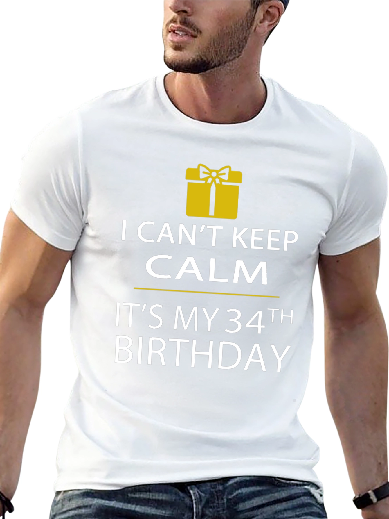 I Cant Keep Calm 34th Birthday T-Shirt