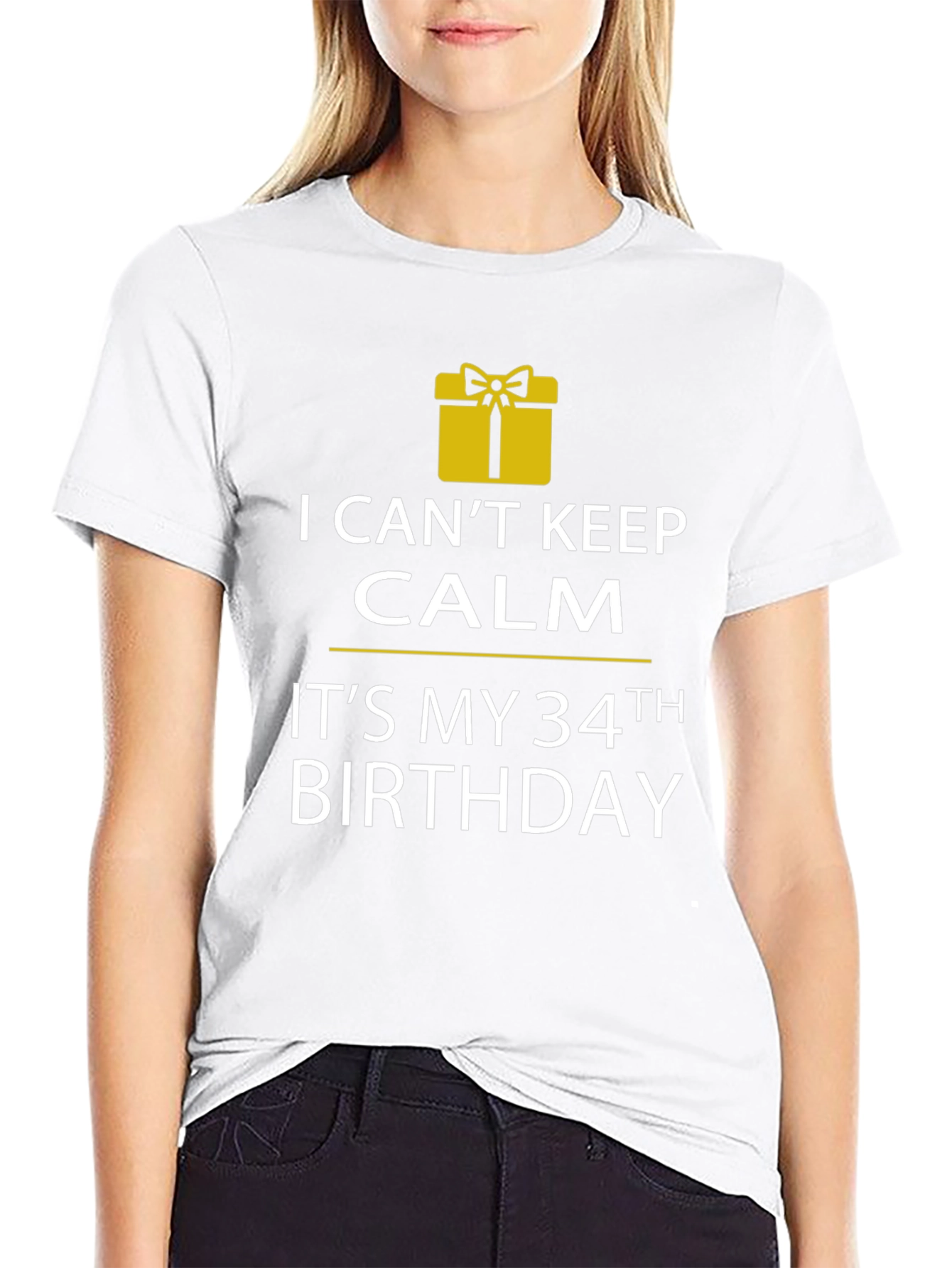 I Cant Keep Calm 34th Birthday T-Shirt