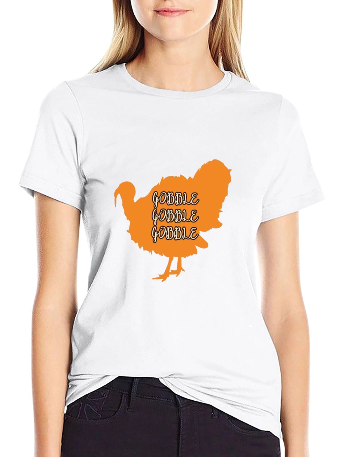 Thanksgiving Turkey Gobble Graphic Tee