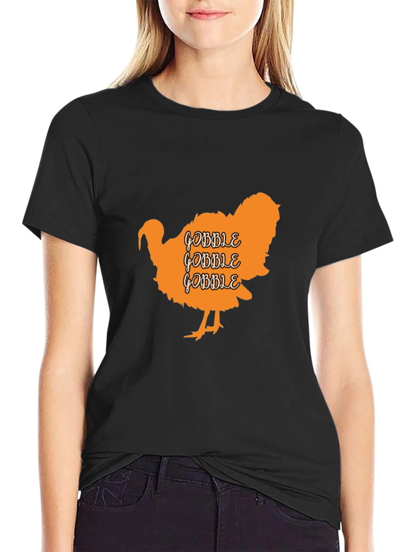 Thanksgiving Turkey Gobble Graphic Tee