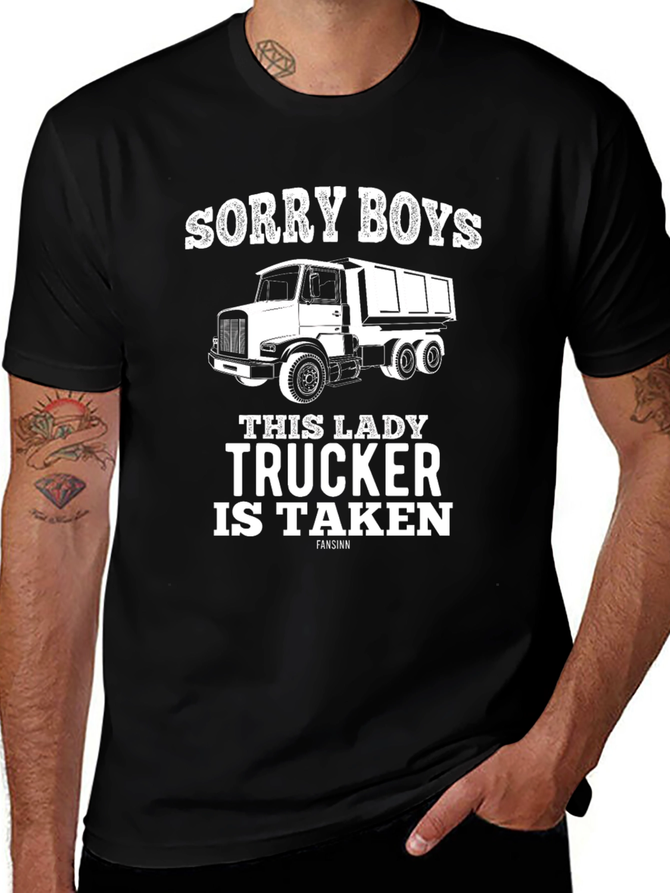 Sorry Boys This Lady Trucker is Taken T-Shirt