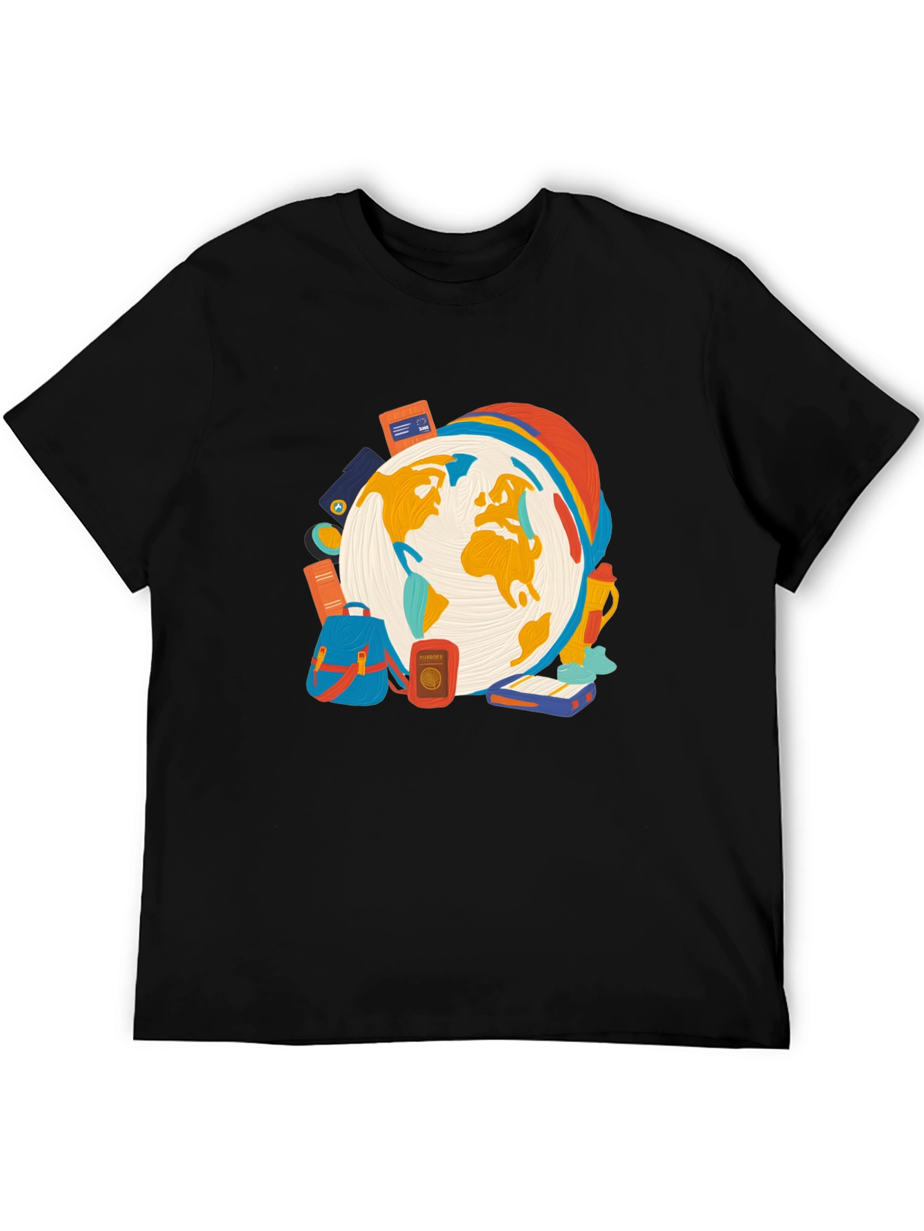 Travel Themed Graphic T-Shirt