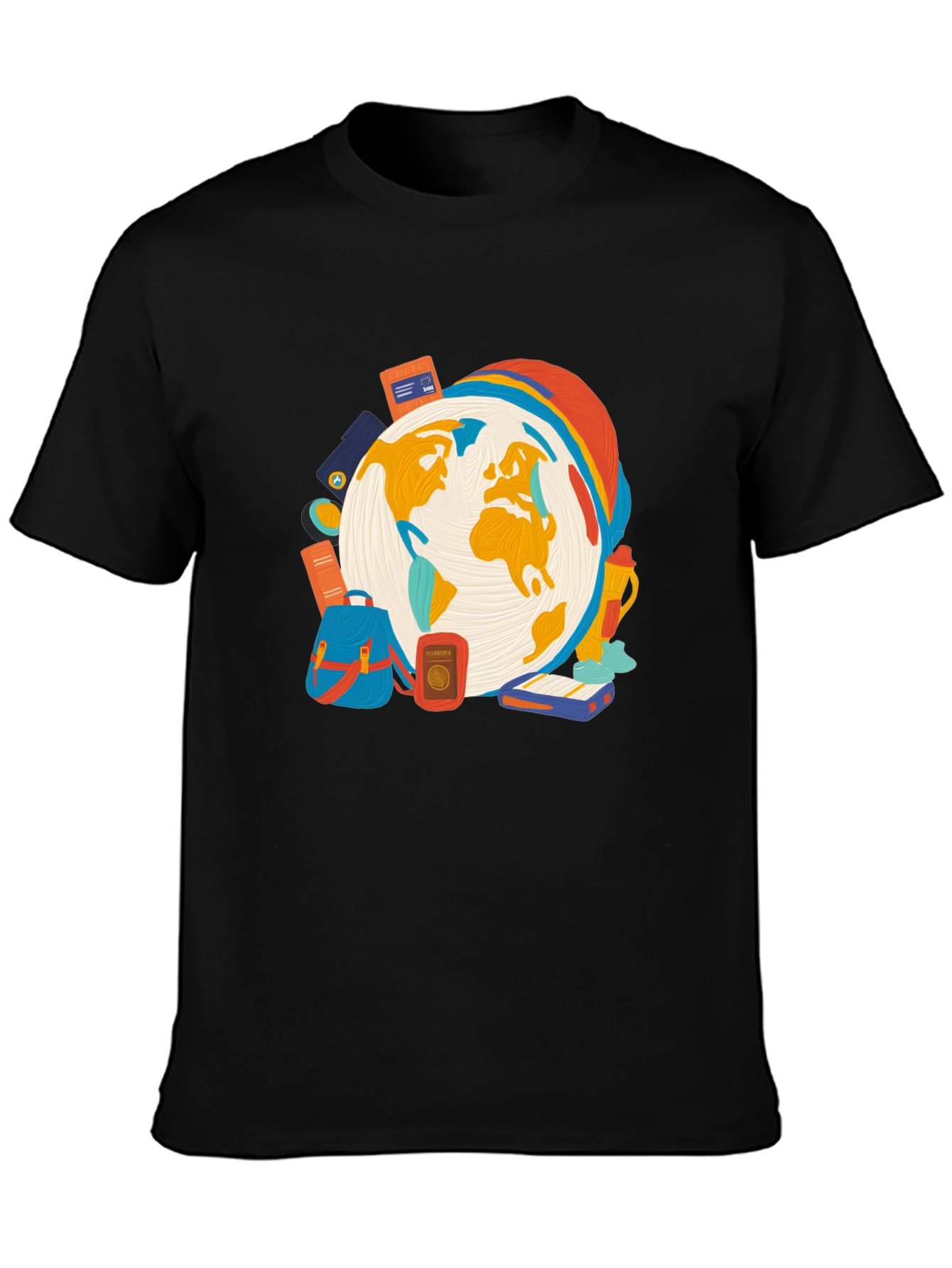 Travel Themed Graphic T-Shirt
