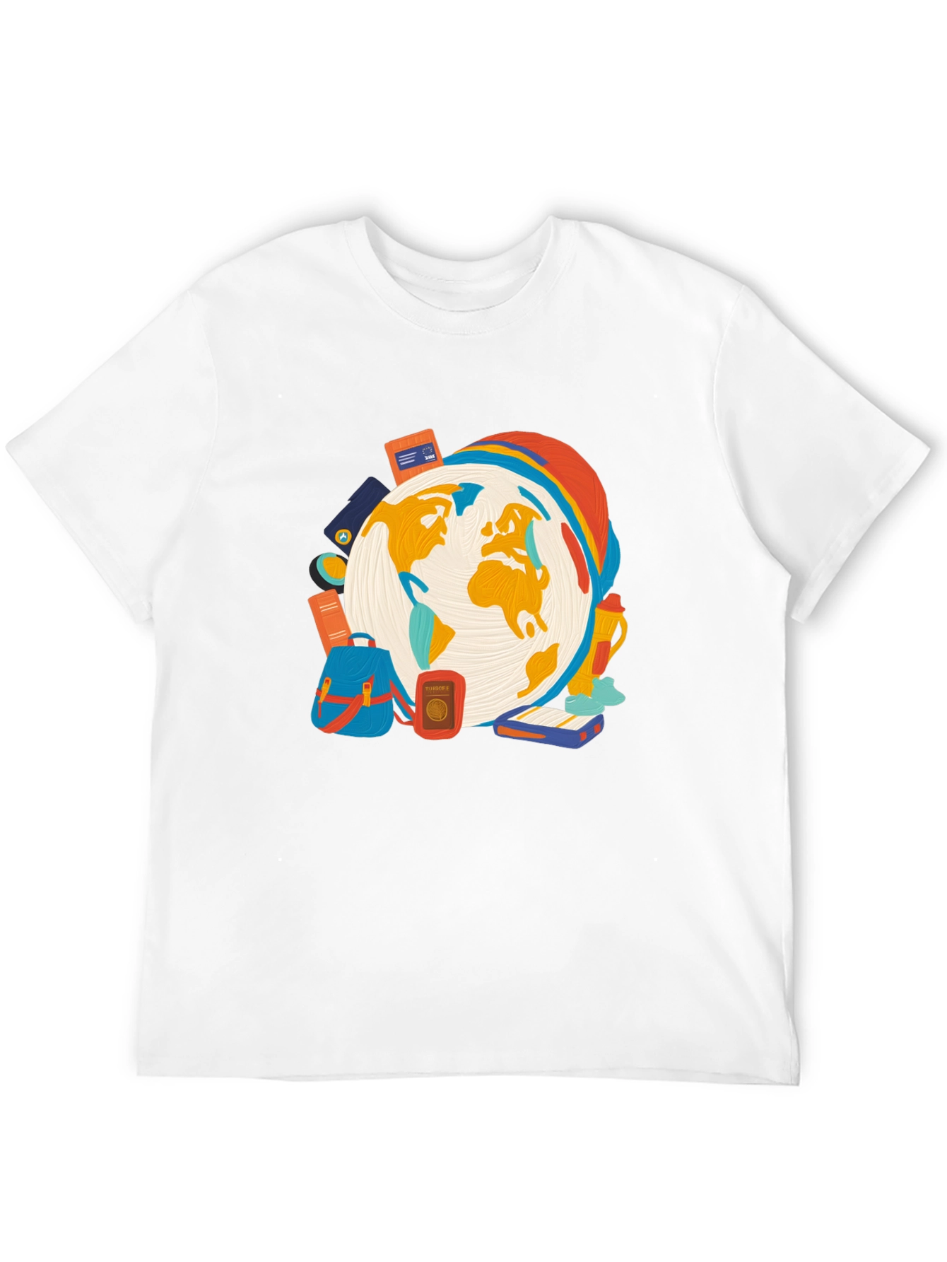 Travel Themed Graphic T-Shirt