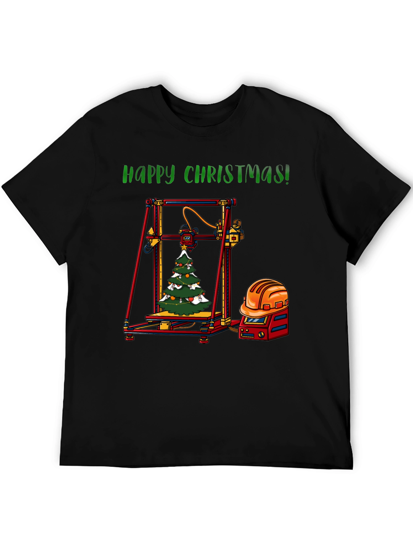 Engineer Christmas 3D Printer T-Shirt