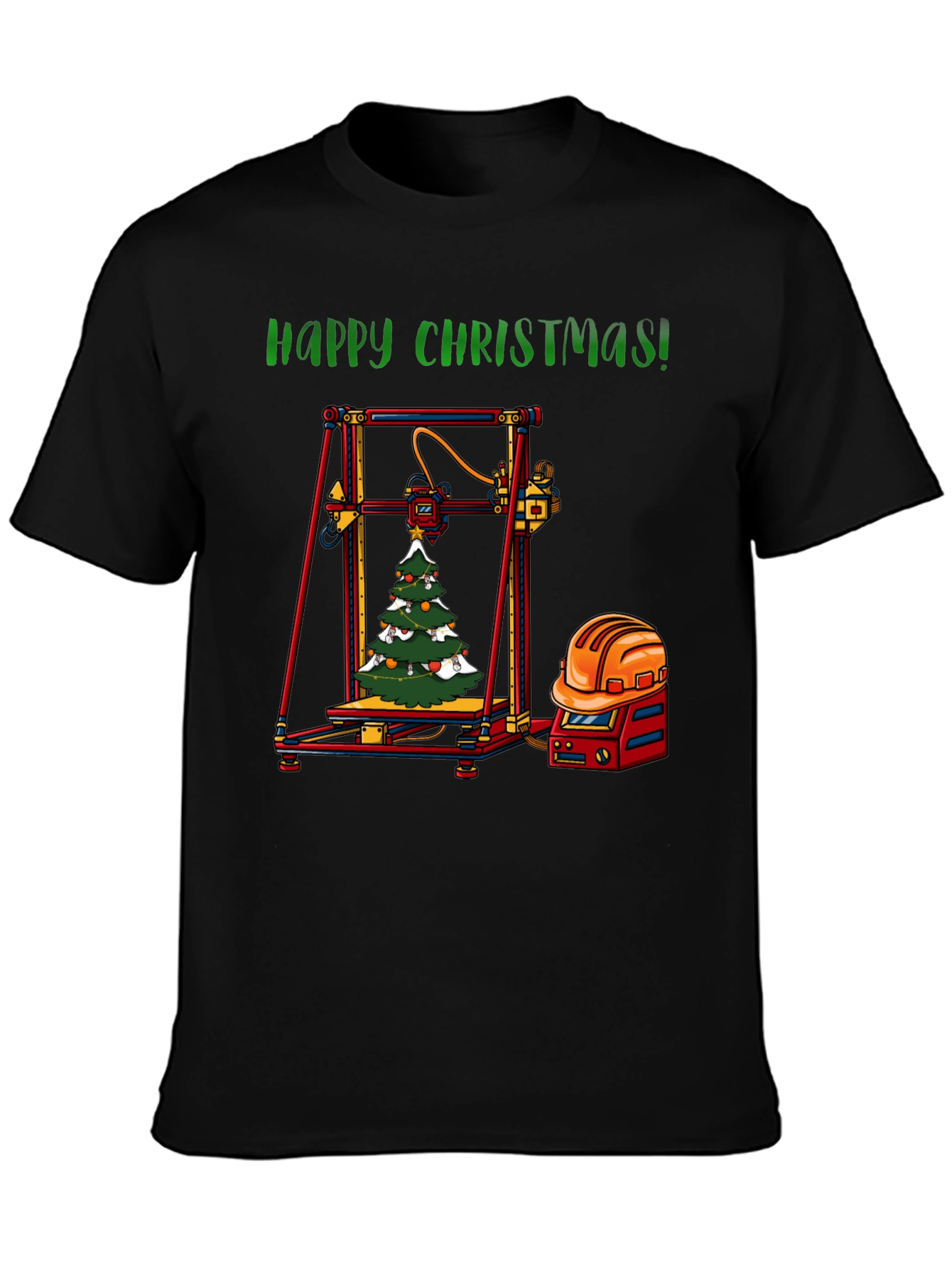 Engineer Christmas 3D Printer T-Shirt