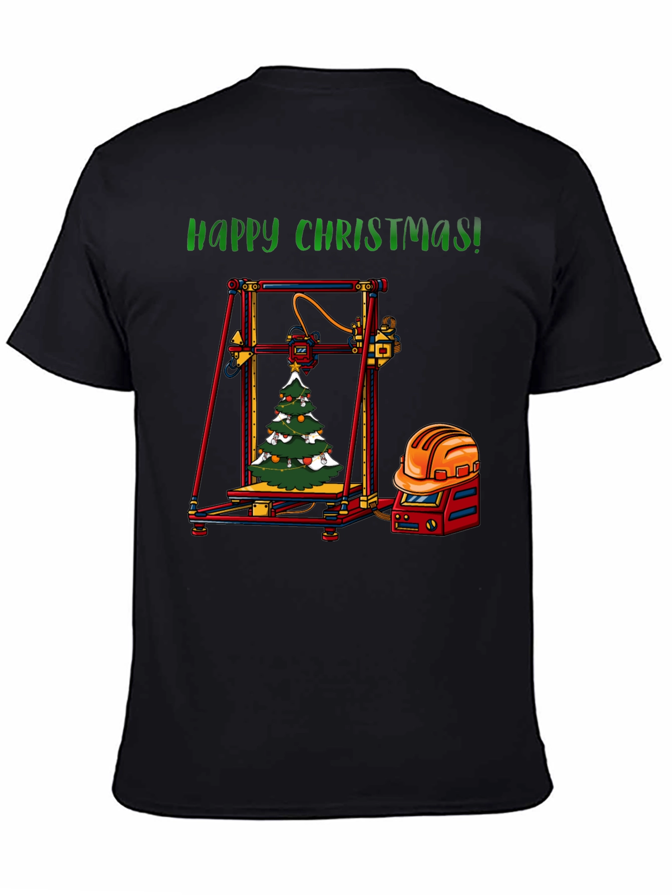 Engineer Christmas 3D Printer T-Shirt