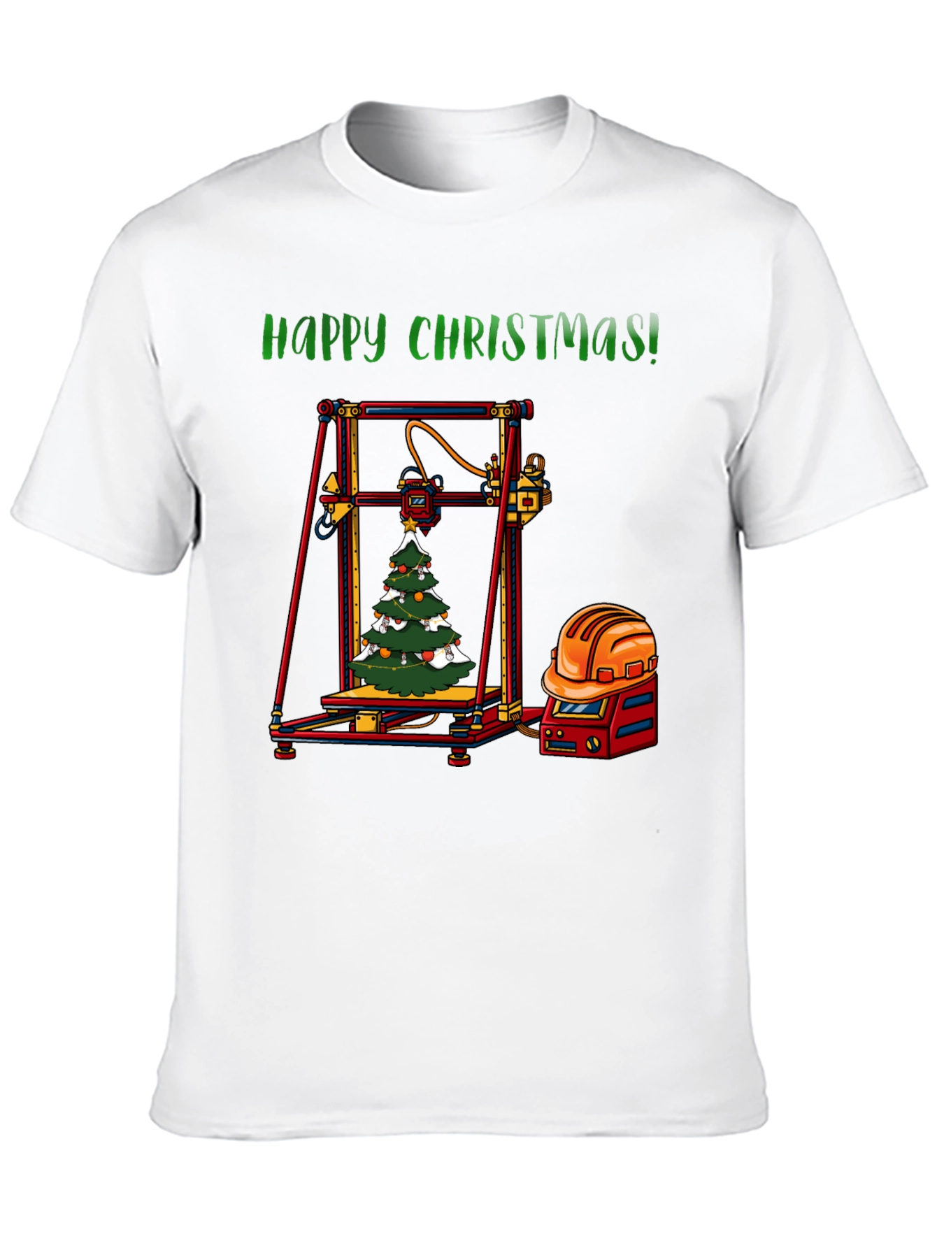 Engineer Christmas 3D Printer T-Shirt