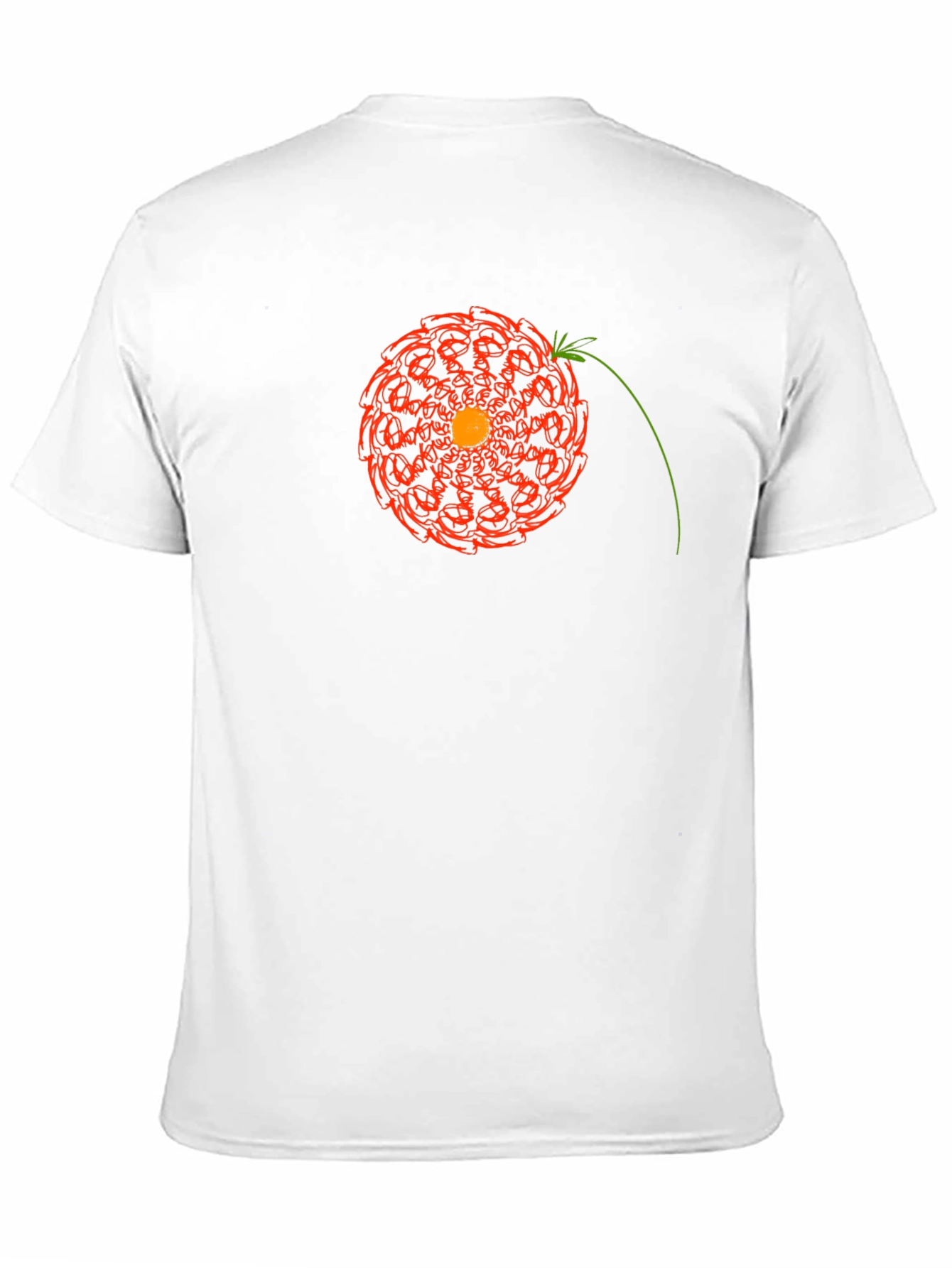 Geometric Floral Mandala Graphic Tee