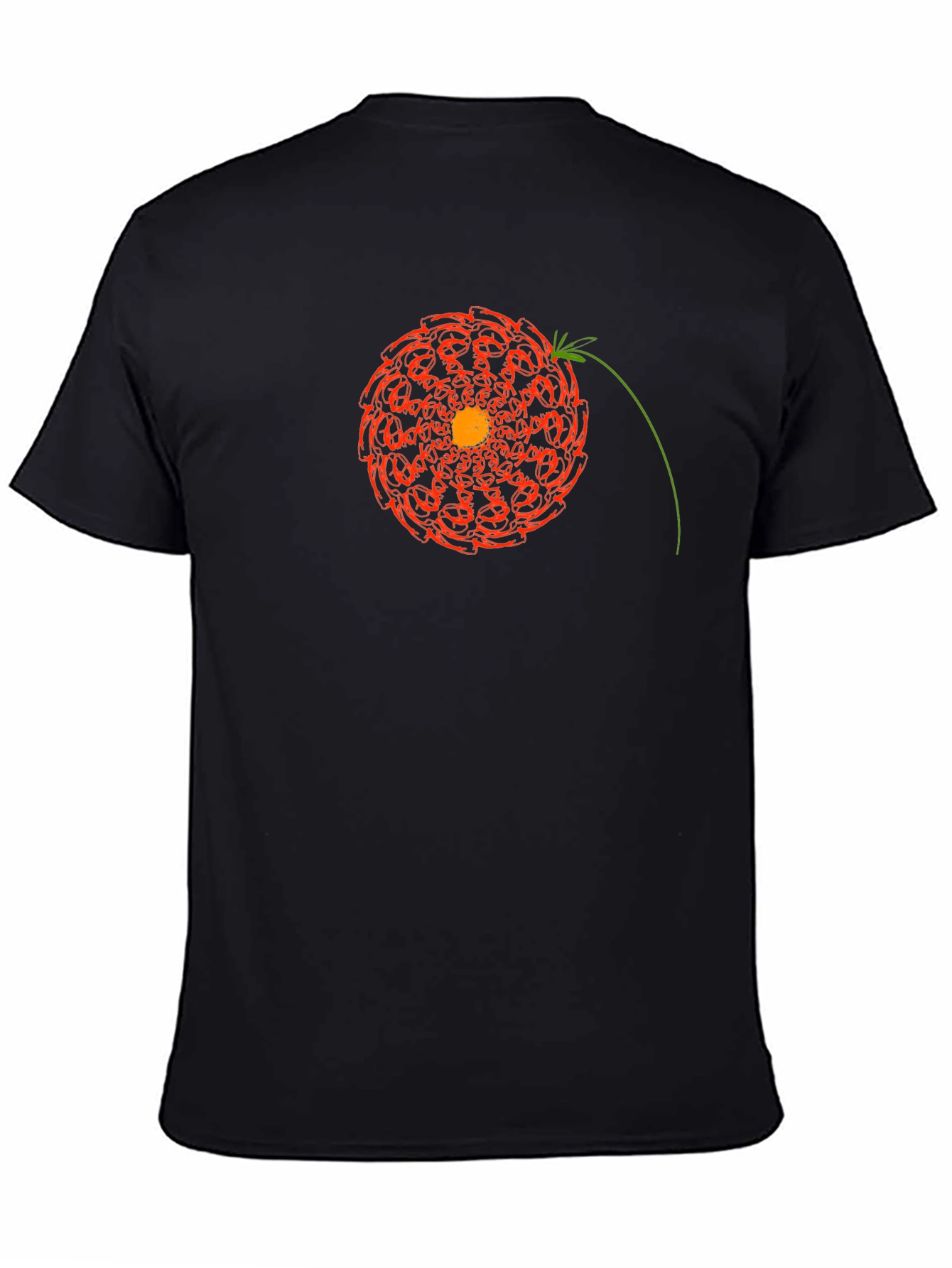 Geometric Floral Mandala Graphic Tee