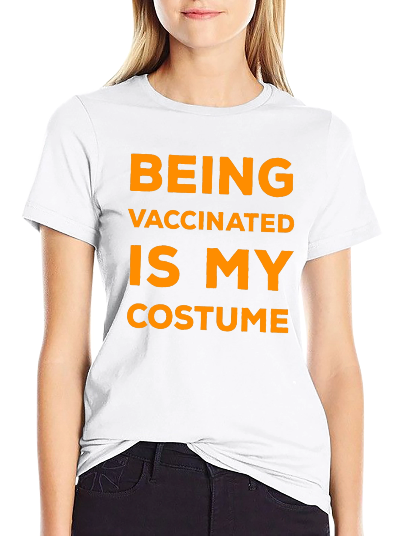 Vaccinated Costume Graphic T-Shirt