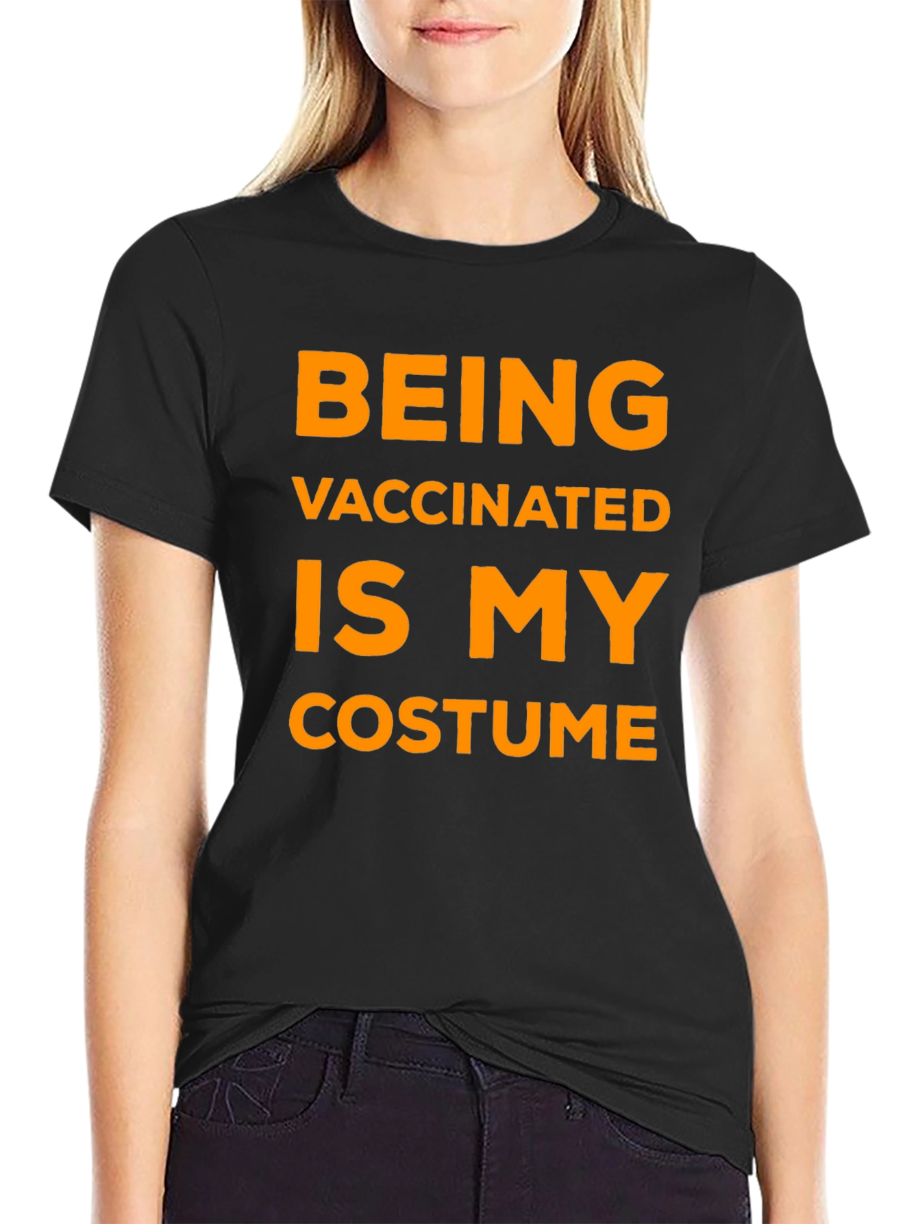 Vaccinated Costume Graphic T-Shirt