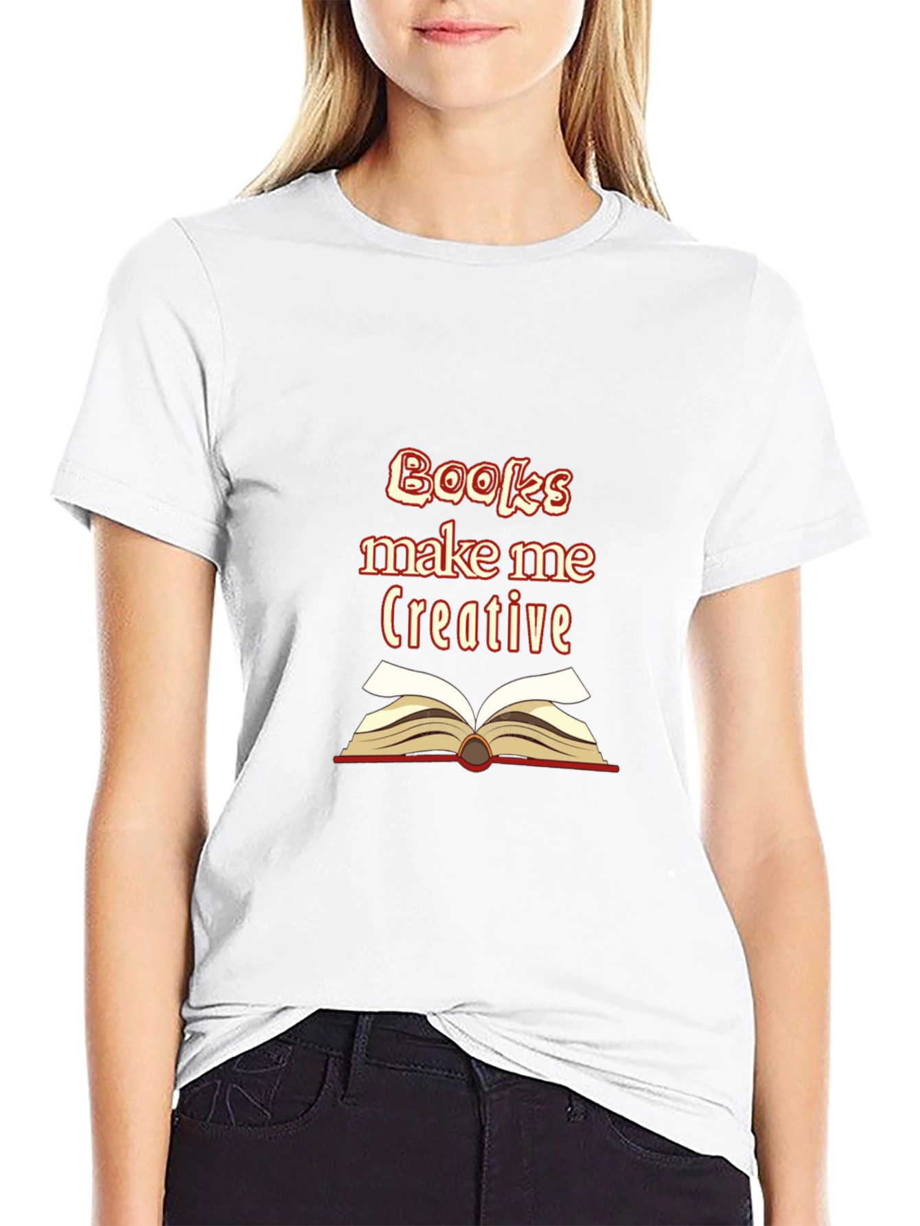 Books Make Me Creative Graphic T-Shirt