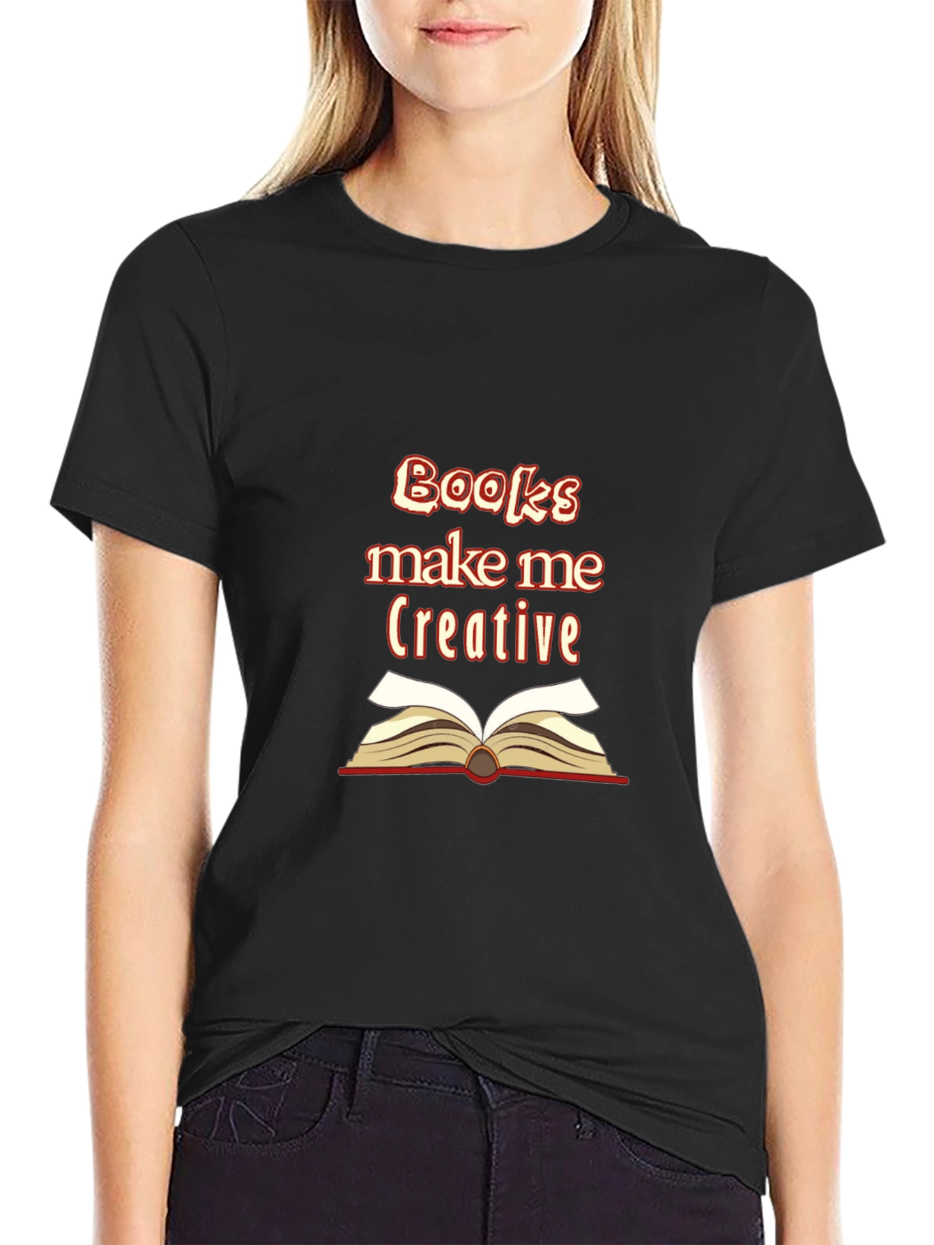 Books Make Me Creative Graphic T-Shirt