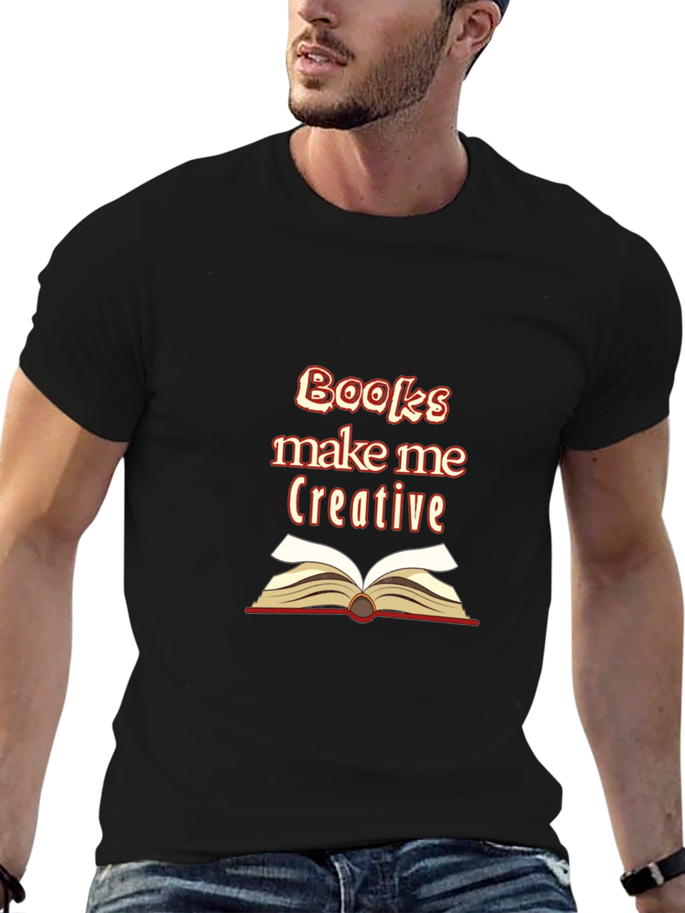 Books Make Me Creative Graphic T-Shirt