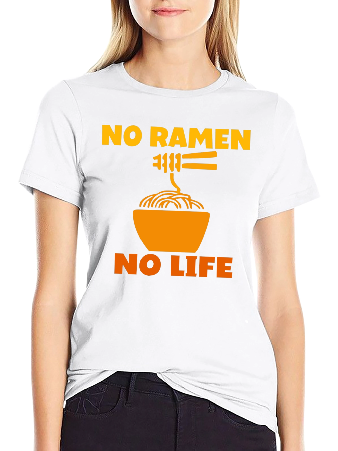 No Ramen No Life T-Shirt - Funny Foodie Tee