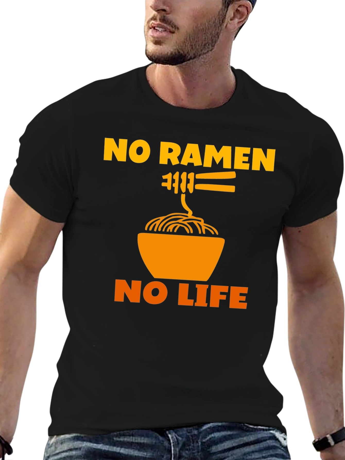 No Ramen No Life T-Shirt - Funny Foodie Tee