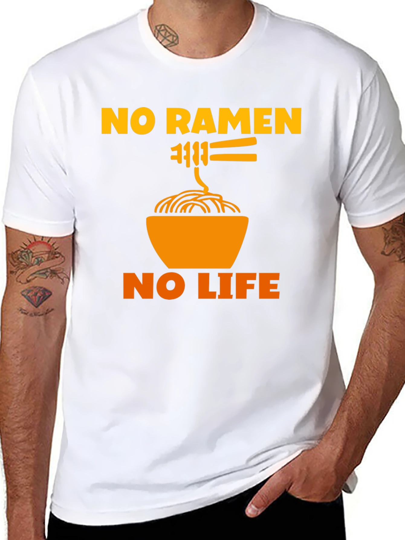 No Ramen No Life T-Shirt - Funny Foodie Tee