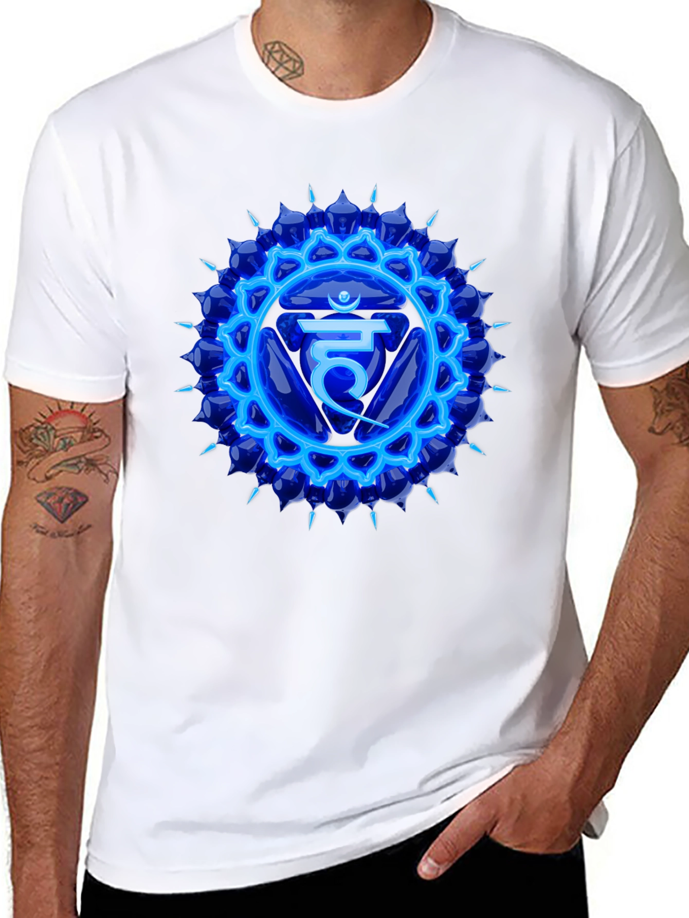 Throat Chakra T-Shirt - Vishuddha Design
