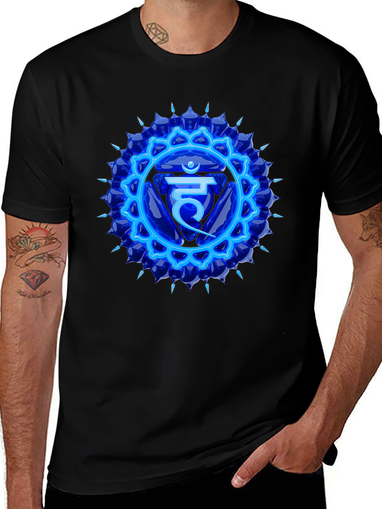 Throat Chakra T-Shirt - Vishuddha Design